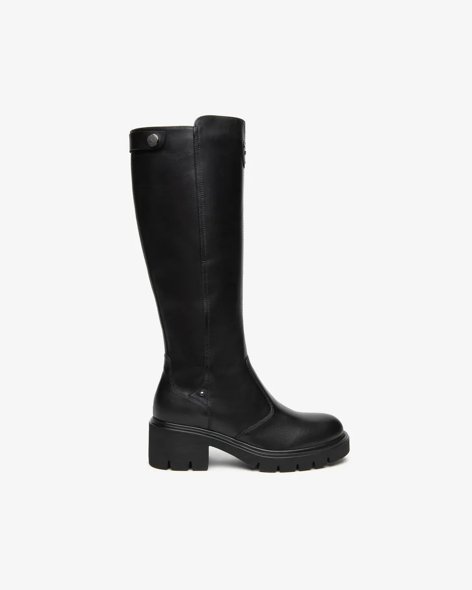 Nero Giardini Boots bottes cuir femme talon 6 cm