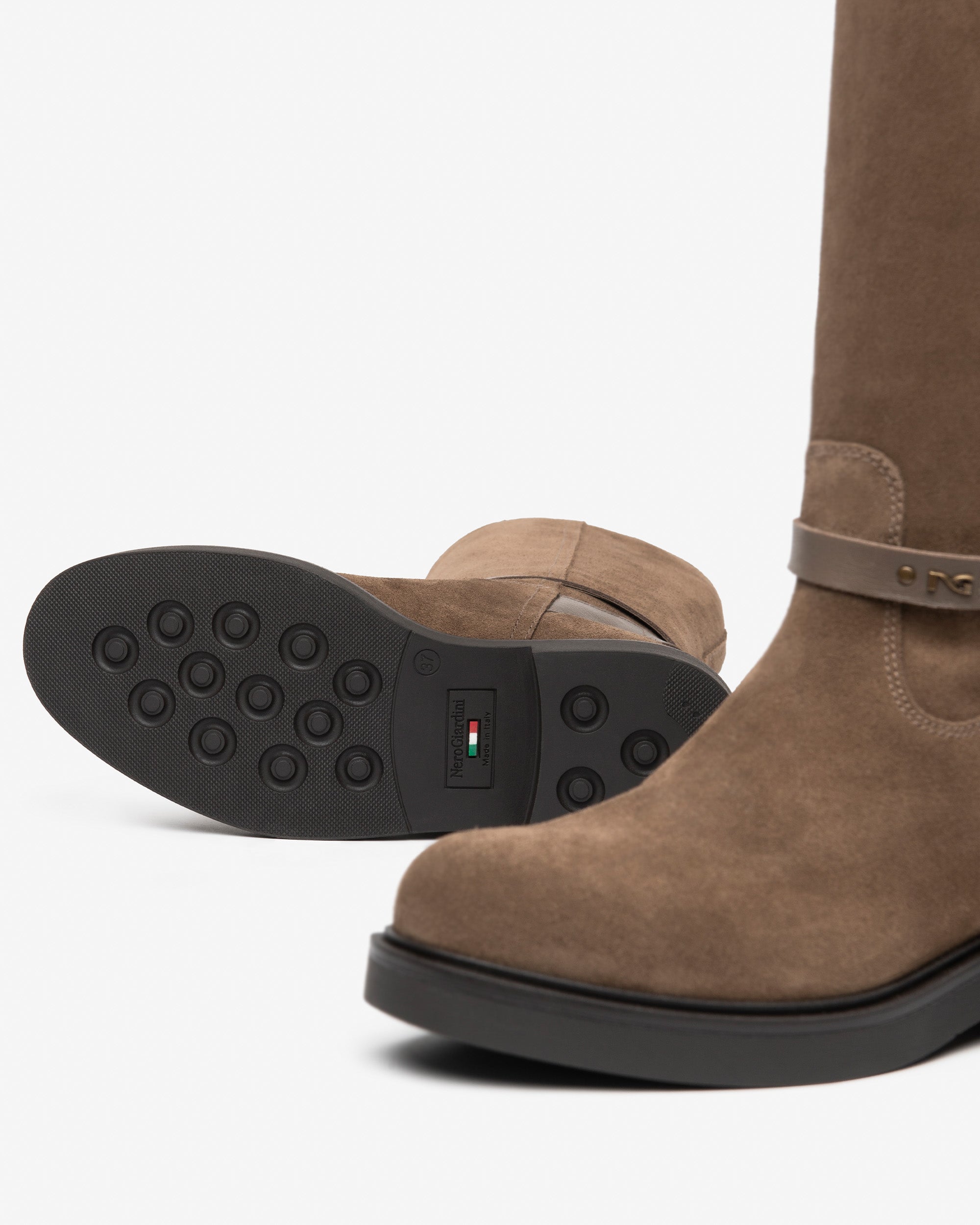 Nero Giardini Boots bottes daim cuir femme 35 mm