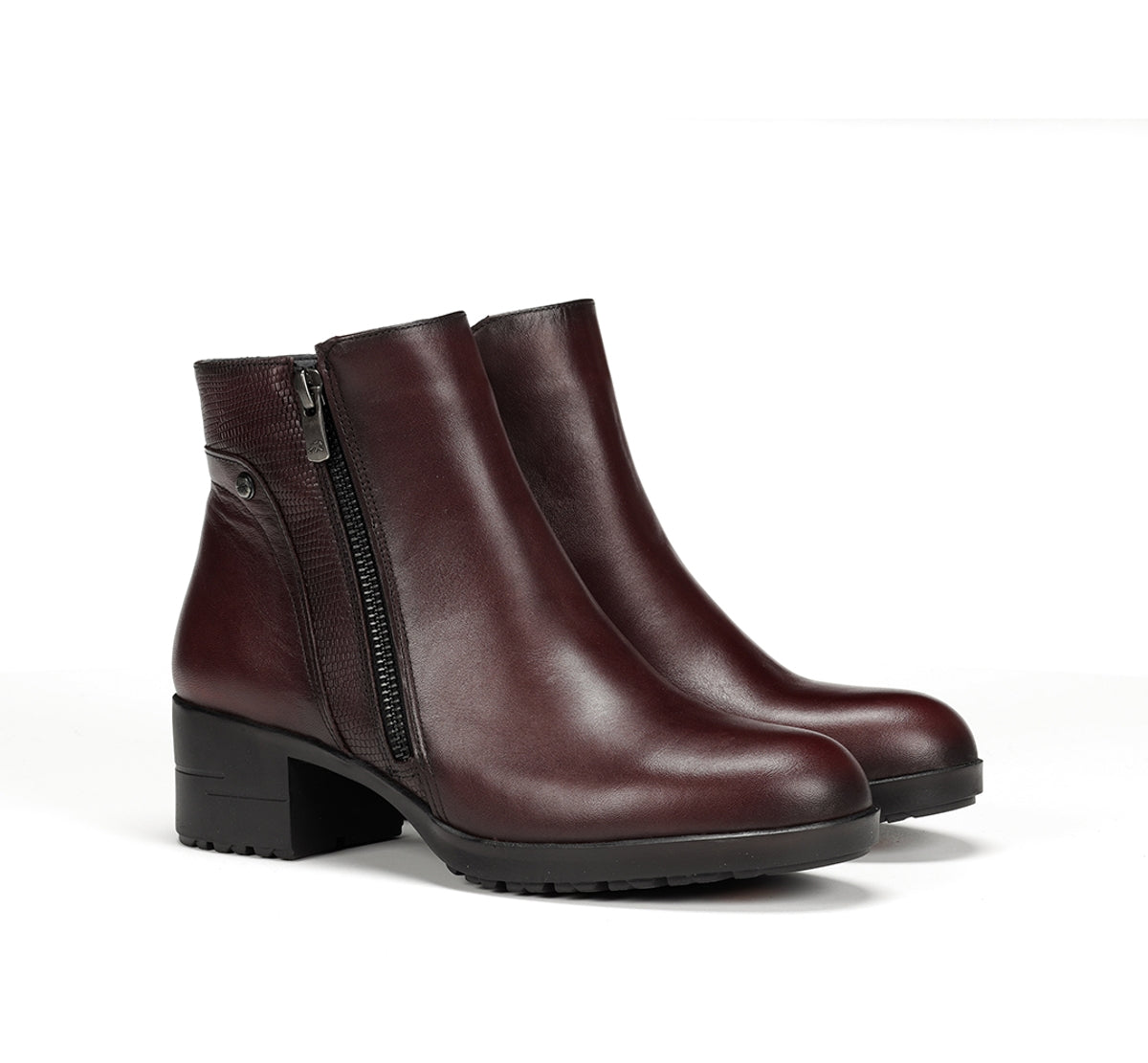 Fluchos Aliss F1367 bottines bordeaux femme cuir
