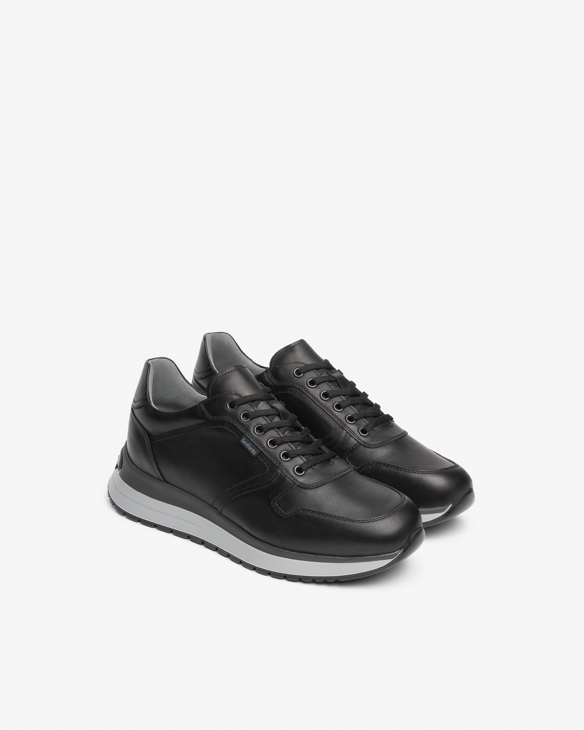 Nero Giardini Sneakers Basket Cuir Homme Automne Hiver