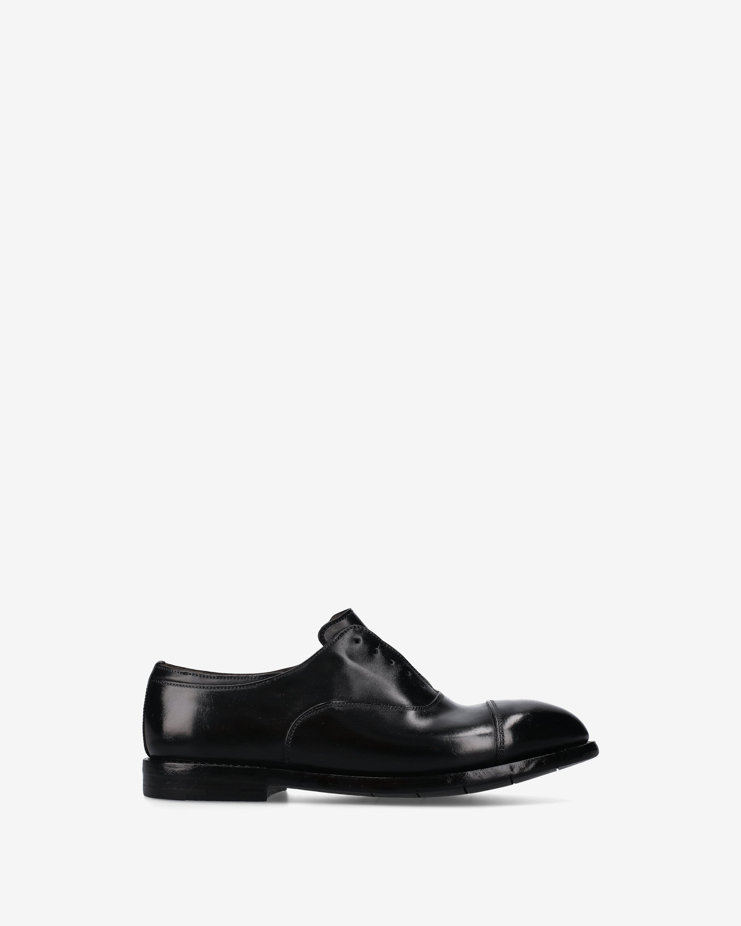 Premiata Cordovan mocassins slip-on homme cuir noir