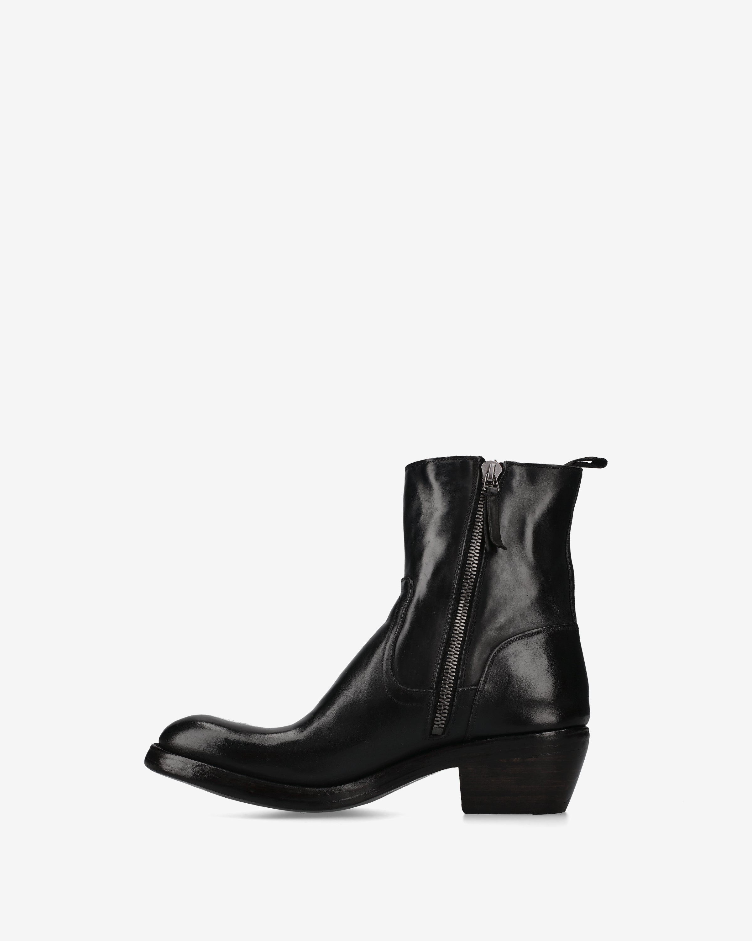 Premiata Boots santiags cuir noir texan homme