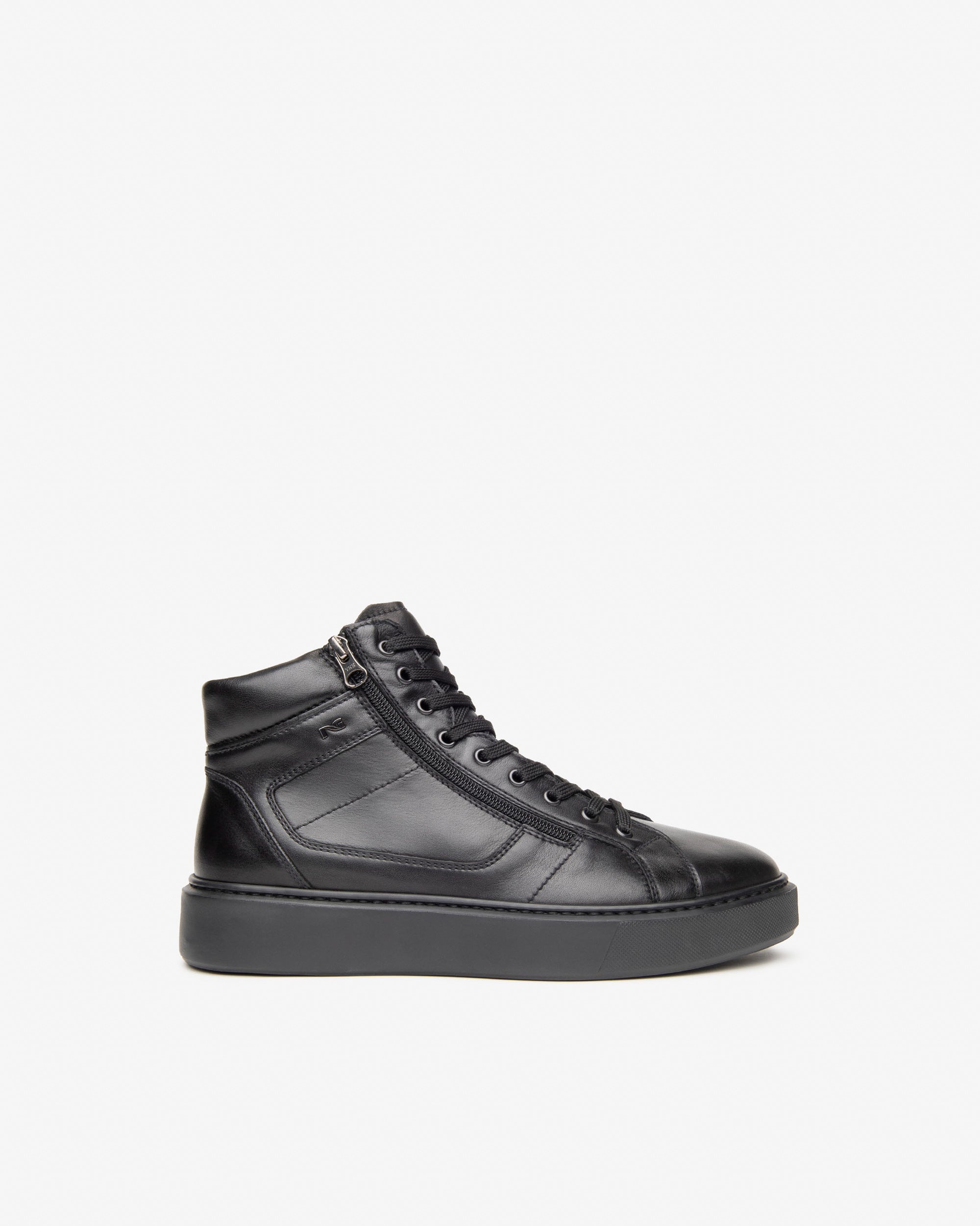 Nero Giardini Sneakers Baskets Montantes Cuir Homme 43