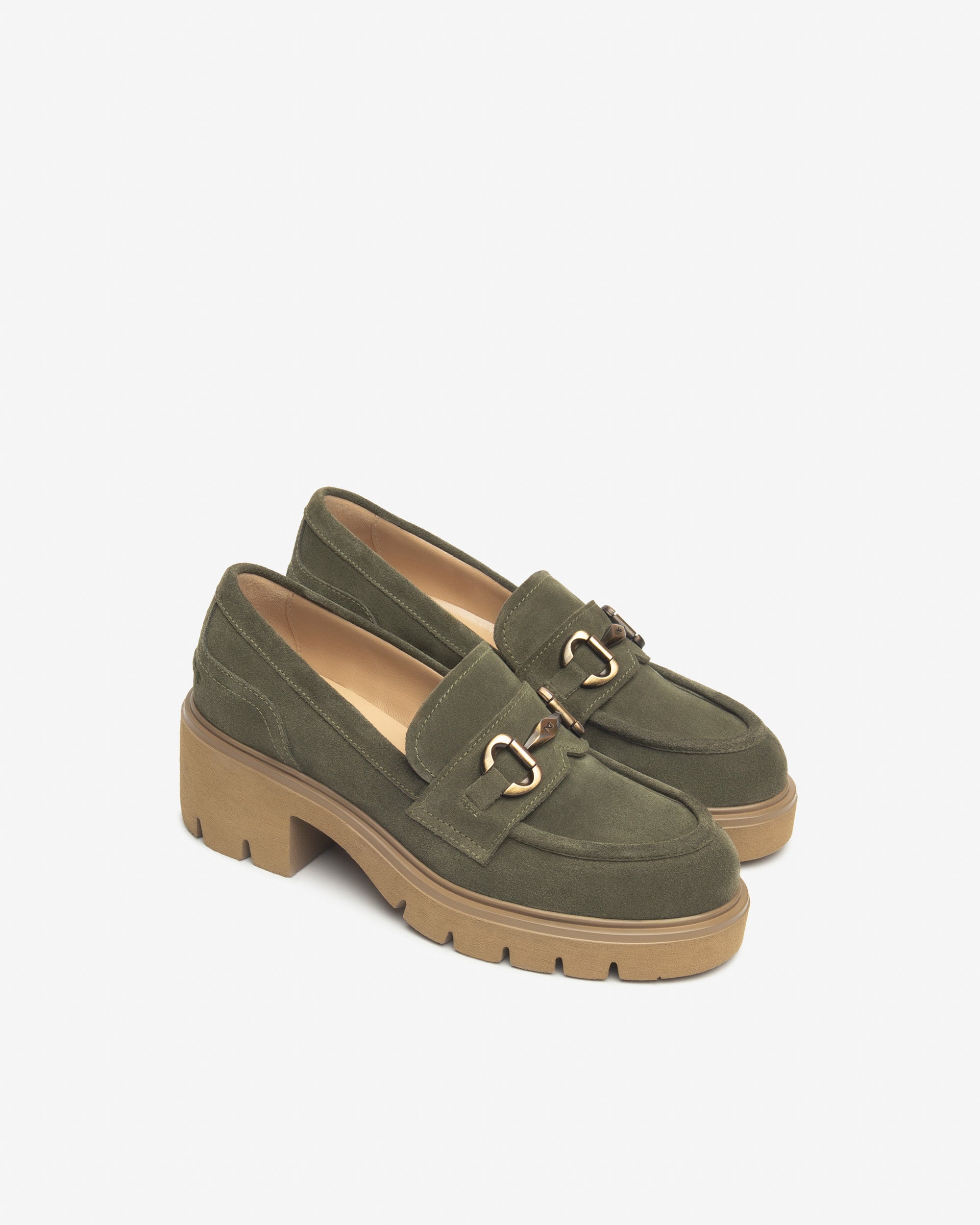 Nero Giardini Loafers mocassins daim femme talon 60mm