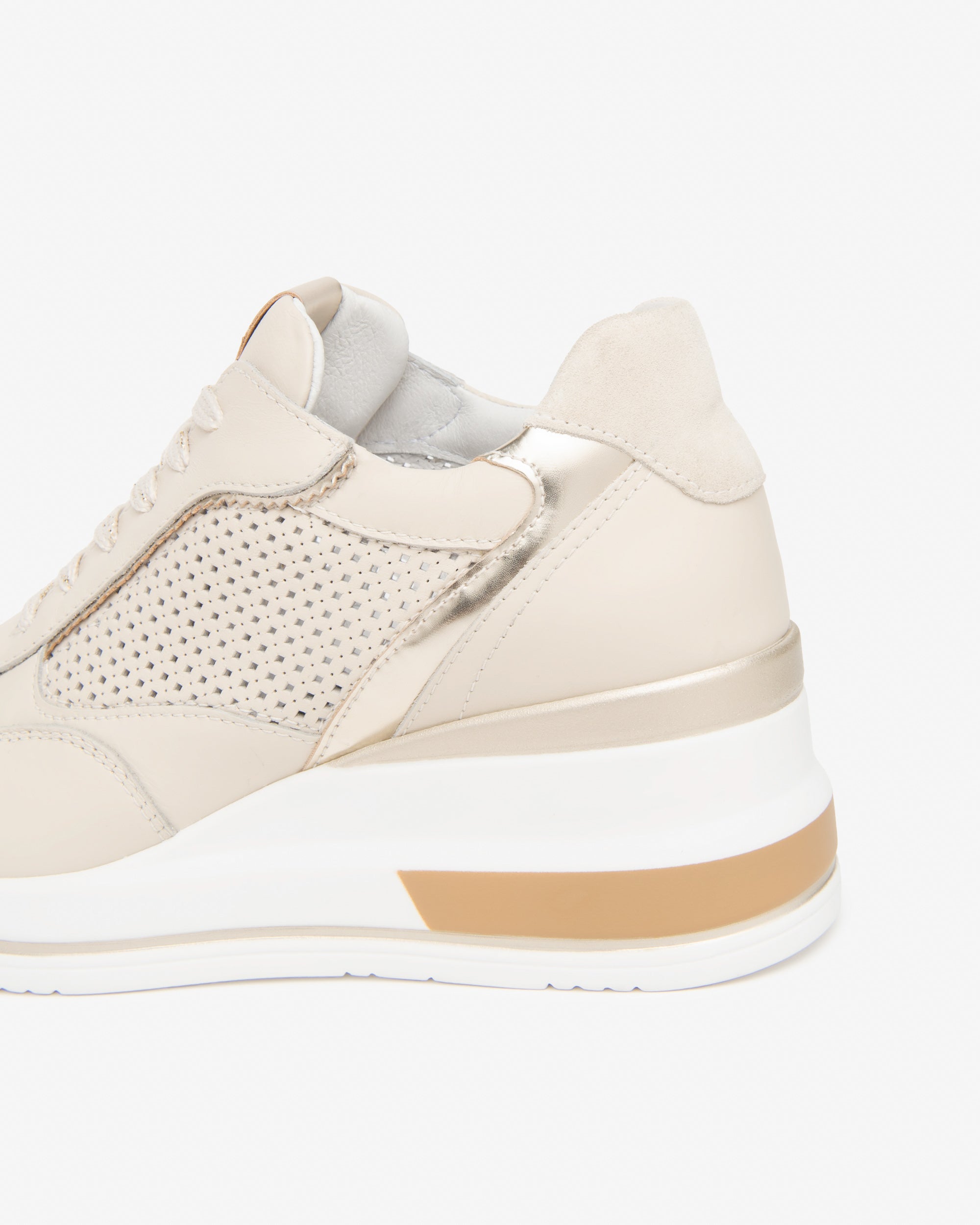 Nero Giardini Sneakers baskets femme cuir tissu 38