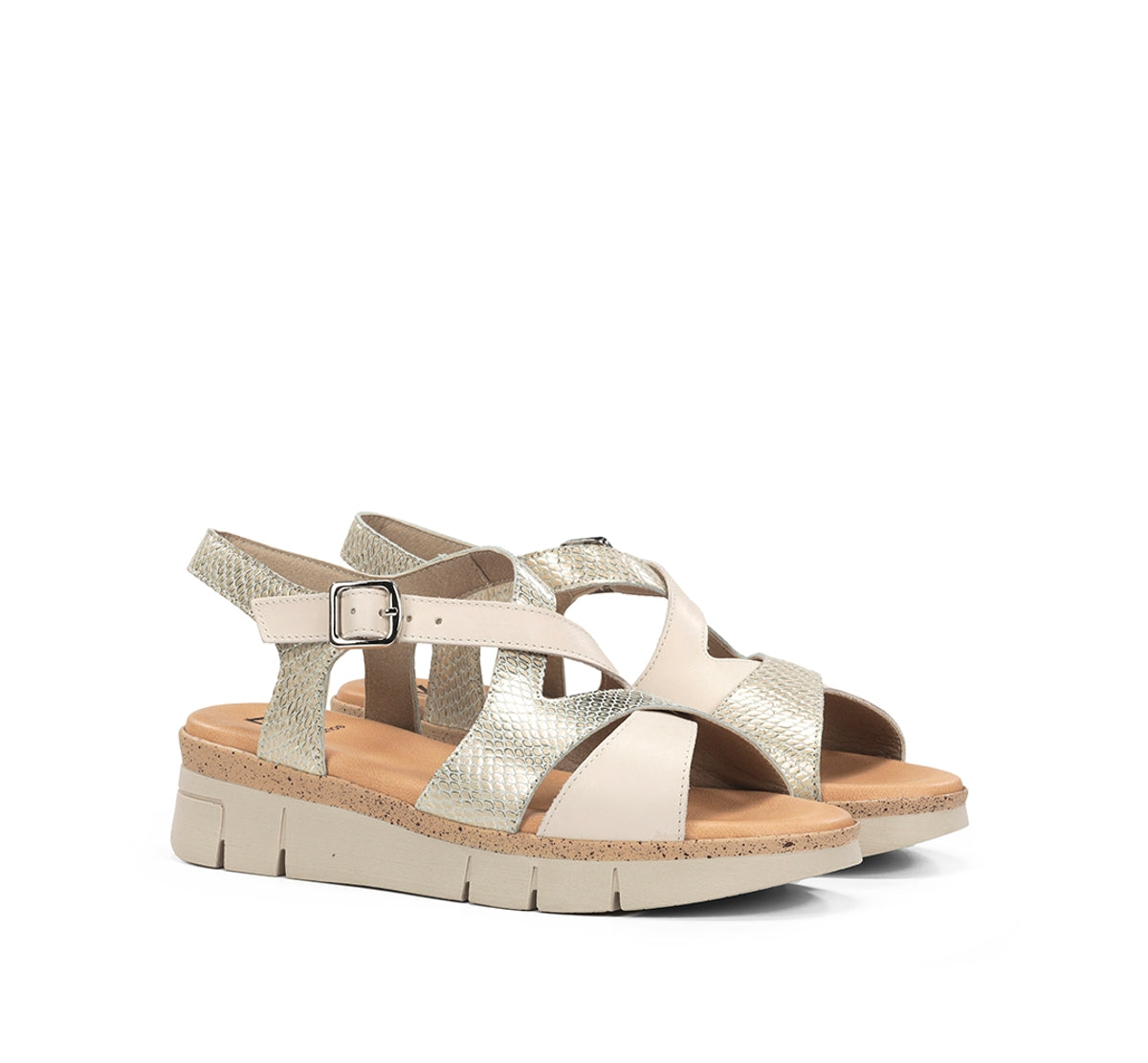 Dorking by Fluchos Klau D9485 sandale blanche femme