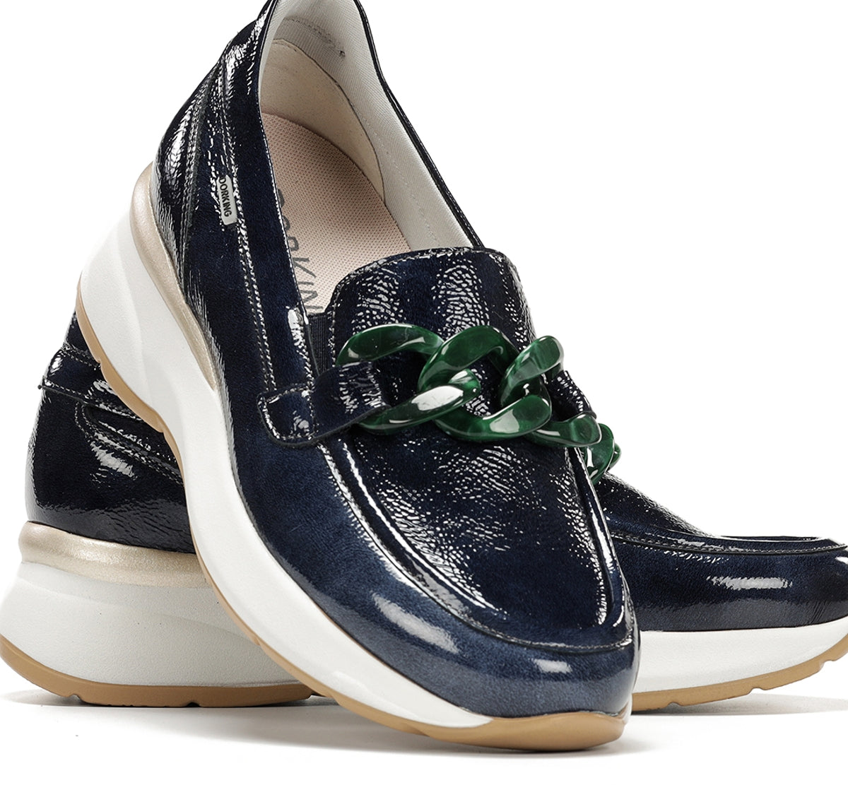 Fluchos Dorking Flix D9671 mocassin bleu femme