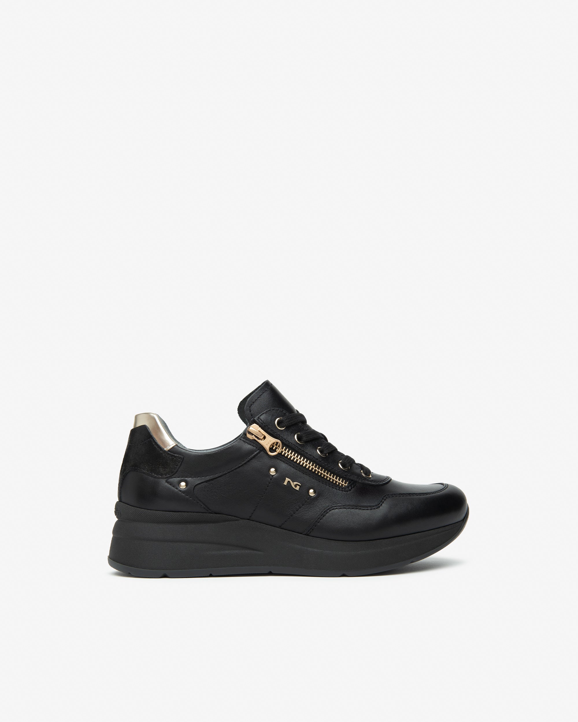 Nero Giardini Sneakers baskets cuir tissu femme