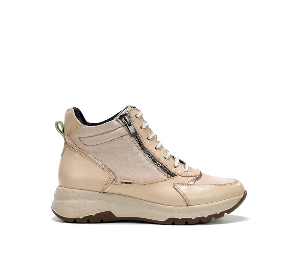 Fluchos Nexus F2311 Bottine Blanc Cuir Femme