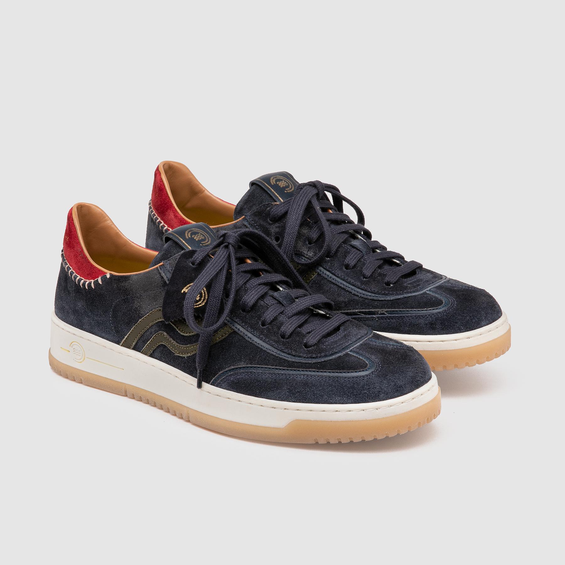 Primabase Duke baskets cuir noir homme