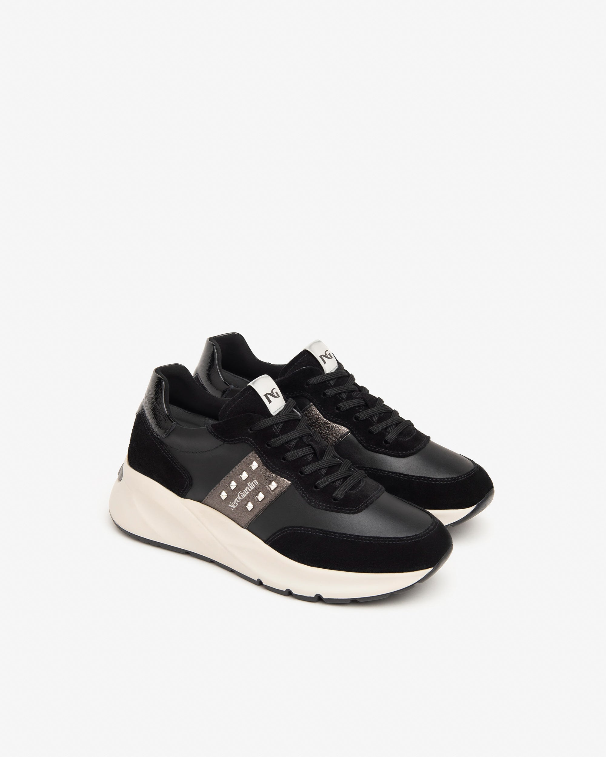 Nero Giardini Sneakers baskets daim cuir femme hiver