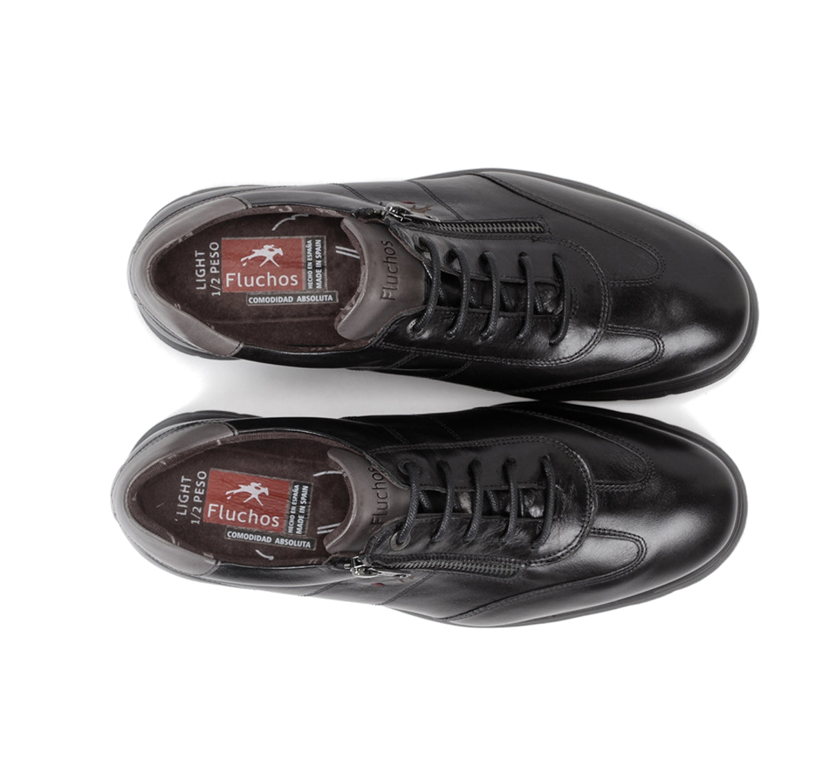 Fluchos Zeta F0606 chaussures noires homme classique