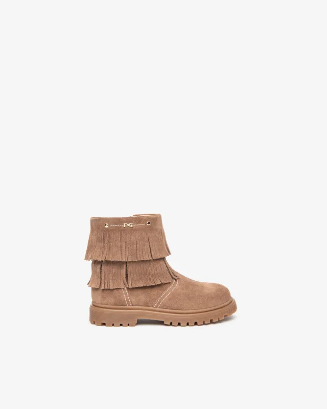 Nero Giardini Ankle Boots bottines daim fille franges
