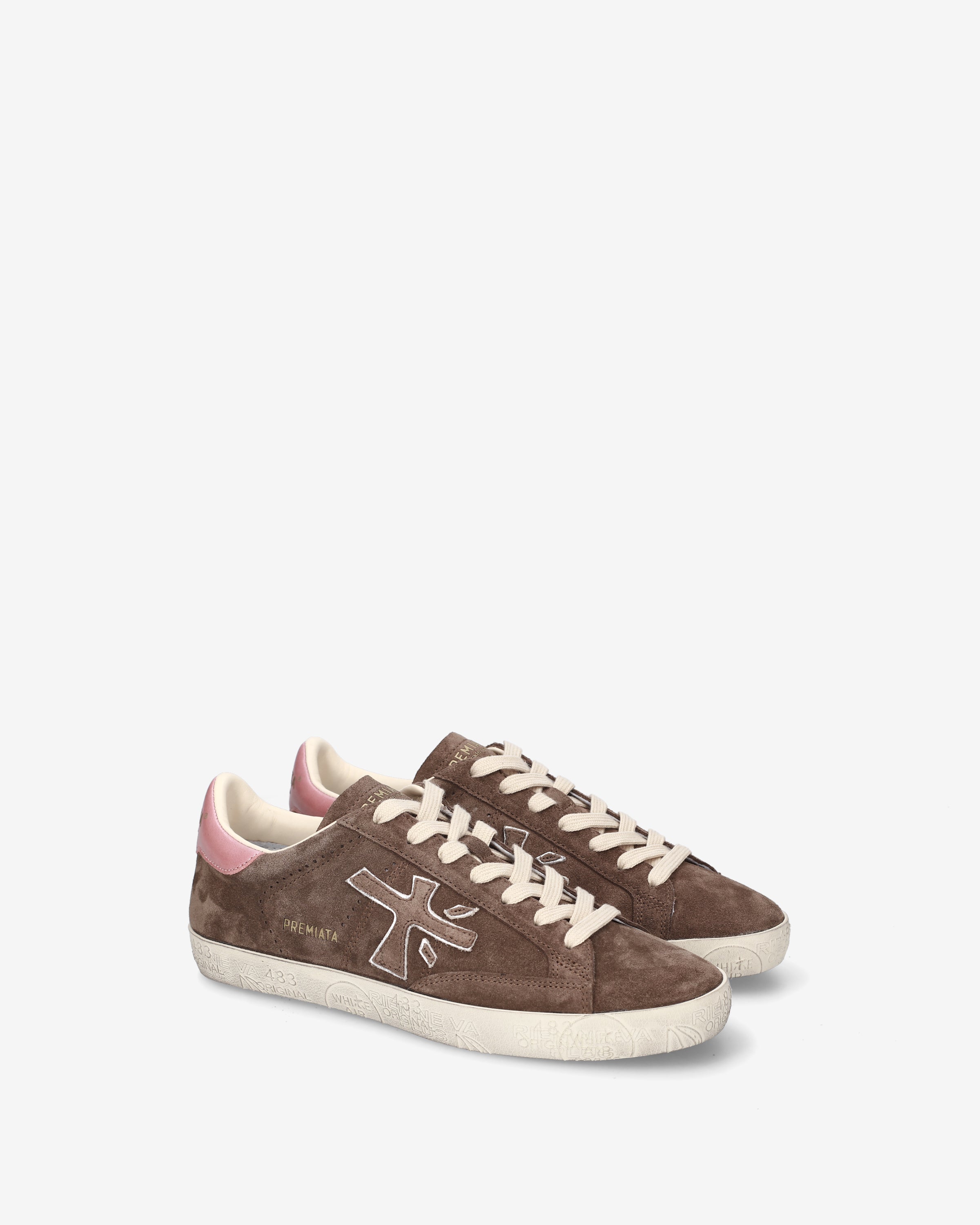 Premiata Stevend 8485 sneakers marron daim femme
