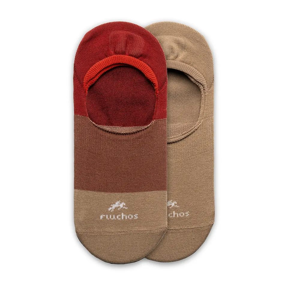 Fluchos CA0002 socquettes beige homme taille unique lot 2