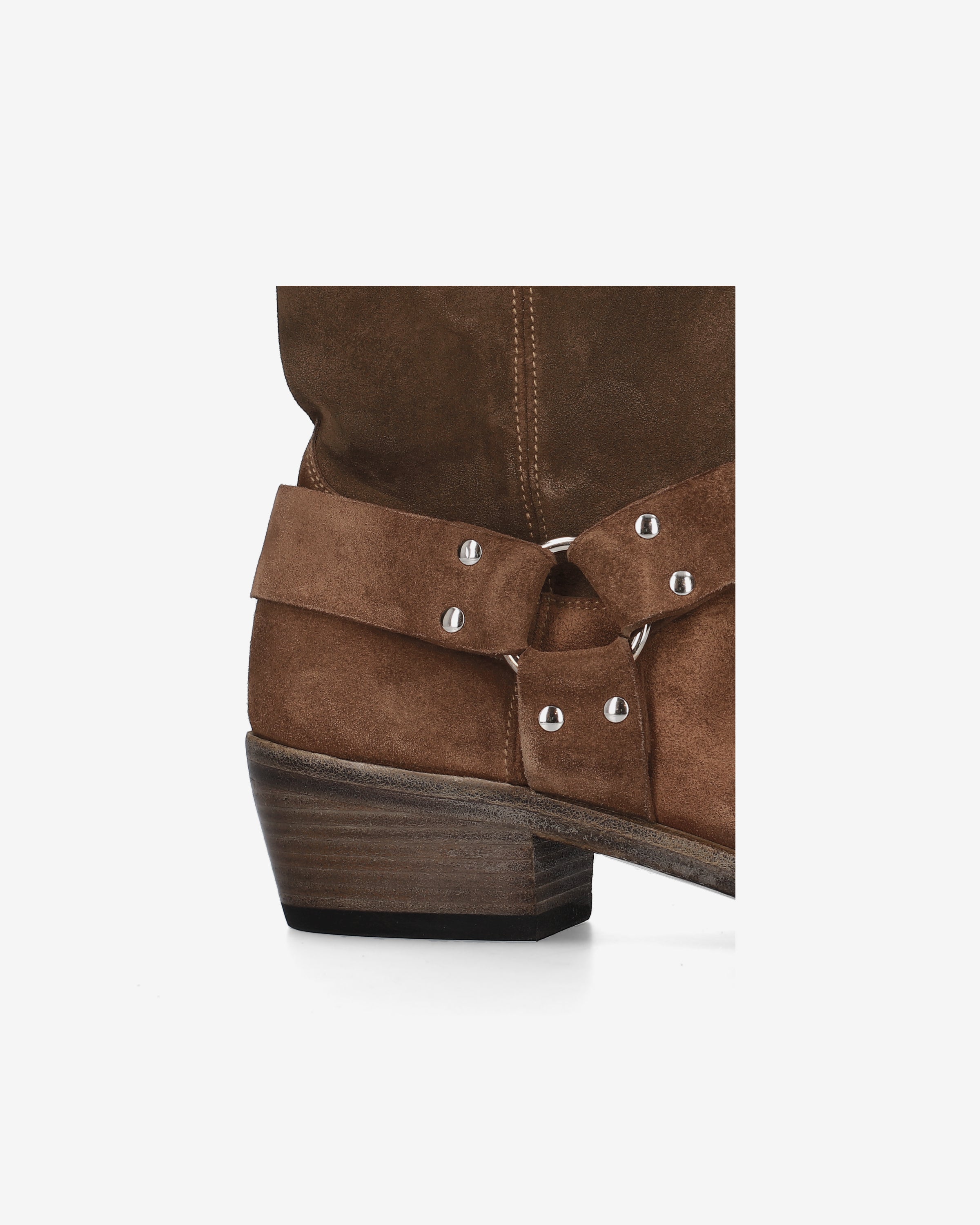 Premiata Boots Engineer homme daim cigare sangle anneau
