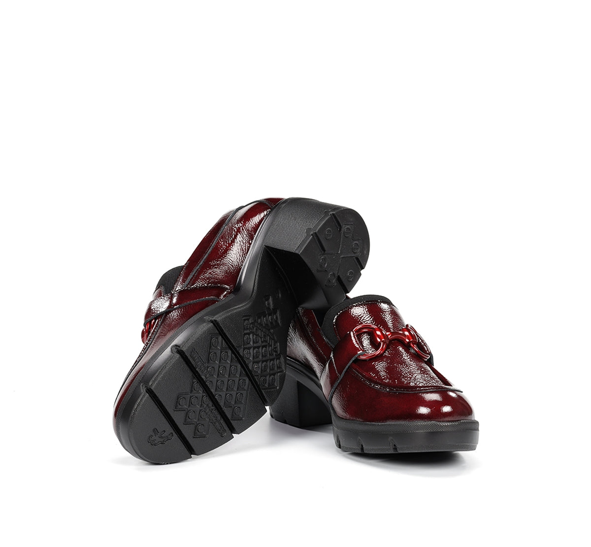 Fluchos Fugaz F2111 mocassins femme rouges