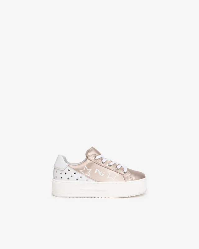 Nero Giardini Sneakers baskets fille clous zip 34