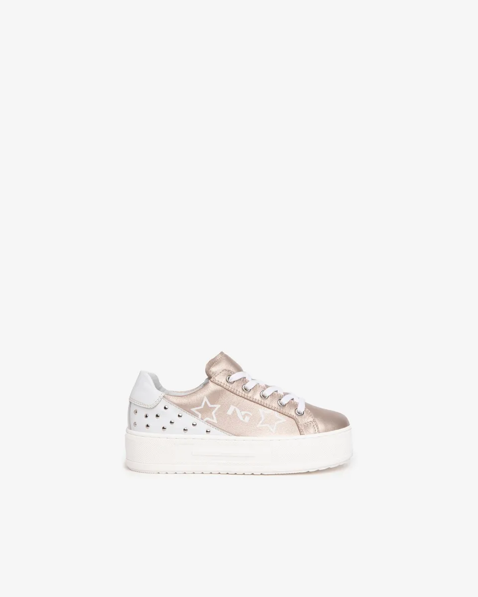 Nero Giardini Sneakers baskets fille clous zip 34