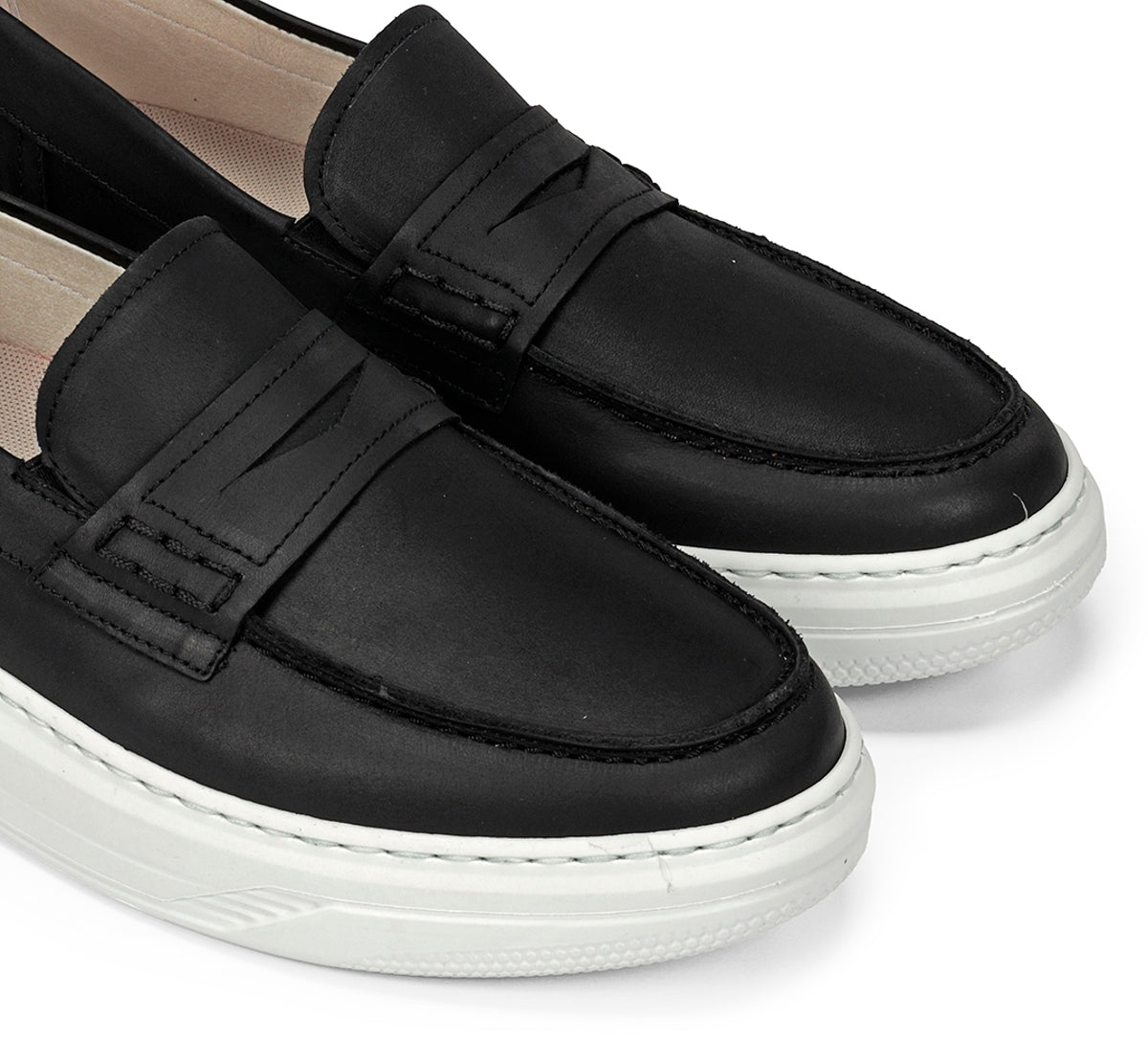 Fluchos Boston F2224 mocassins homme noir légers