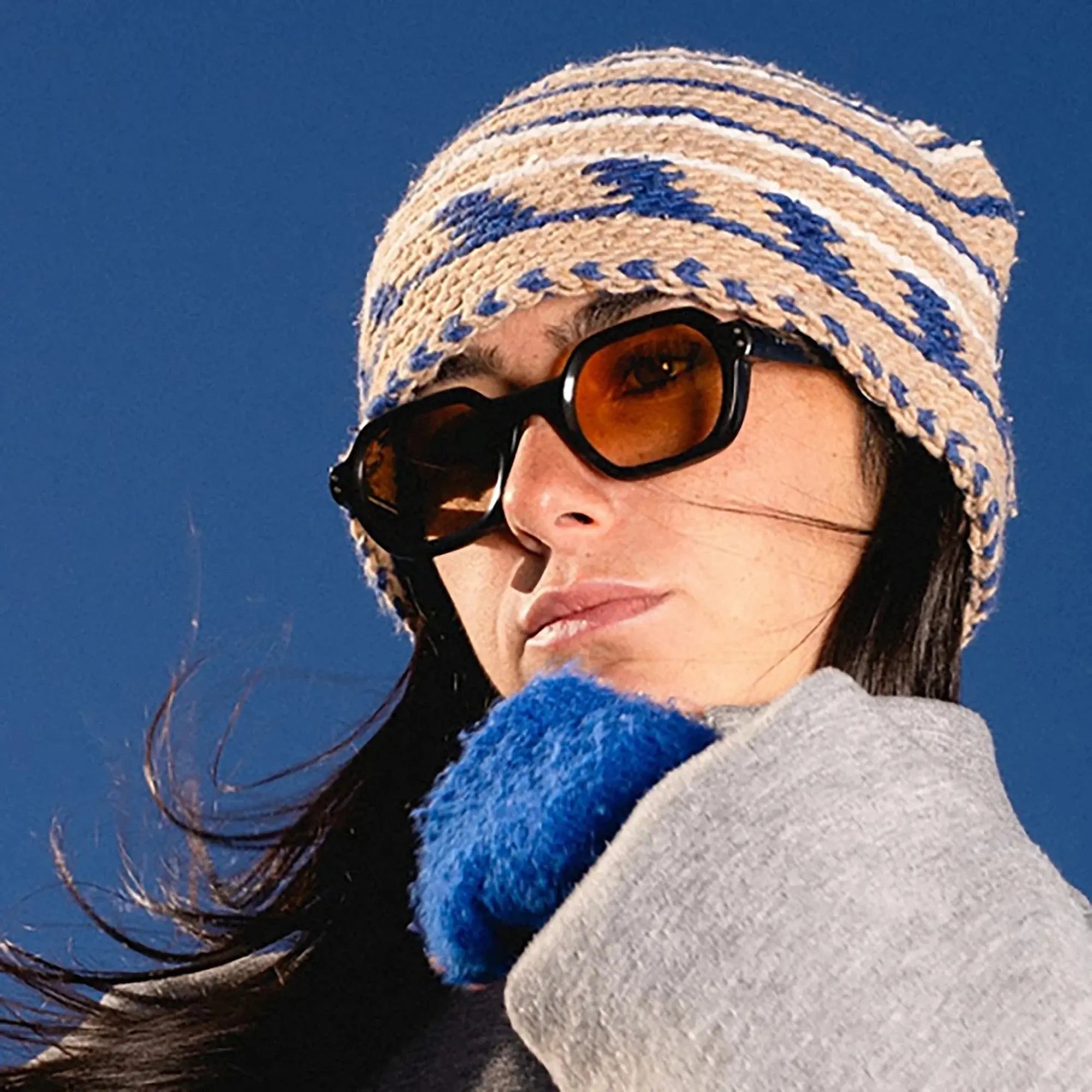 Me.Land Cyel 001 lunettes de soleil noires recyclées