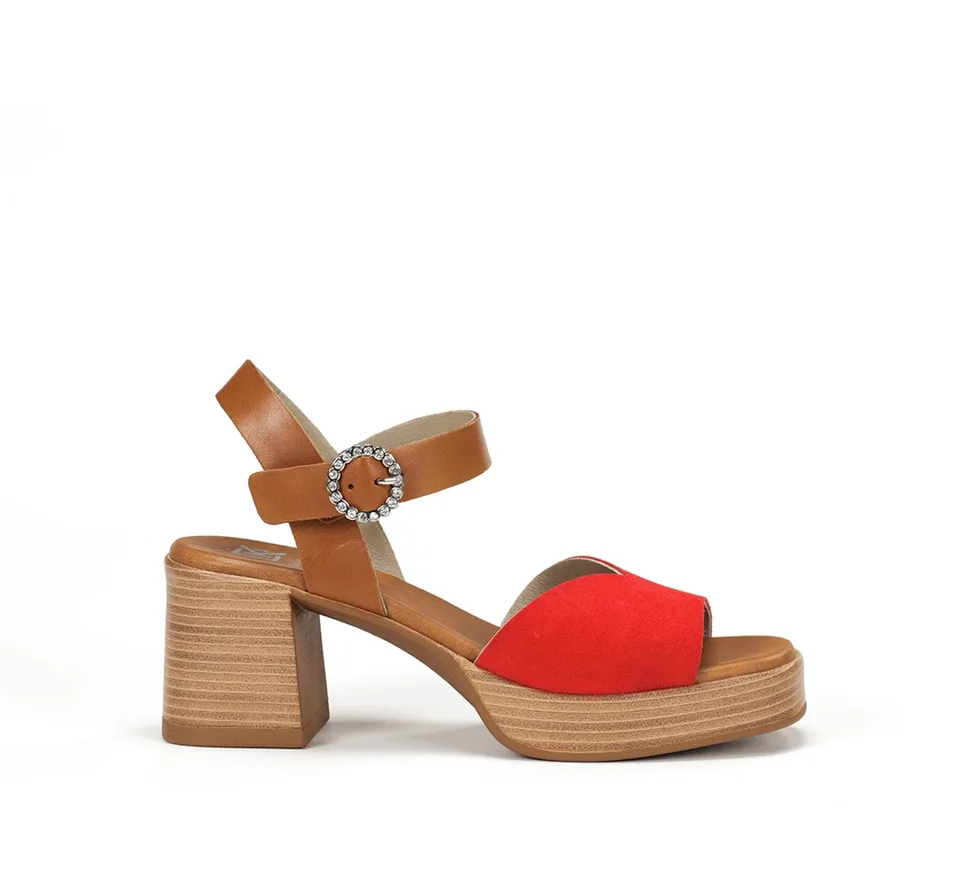 Dorking Diamond D9283 sandales rouge femme talon