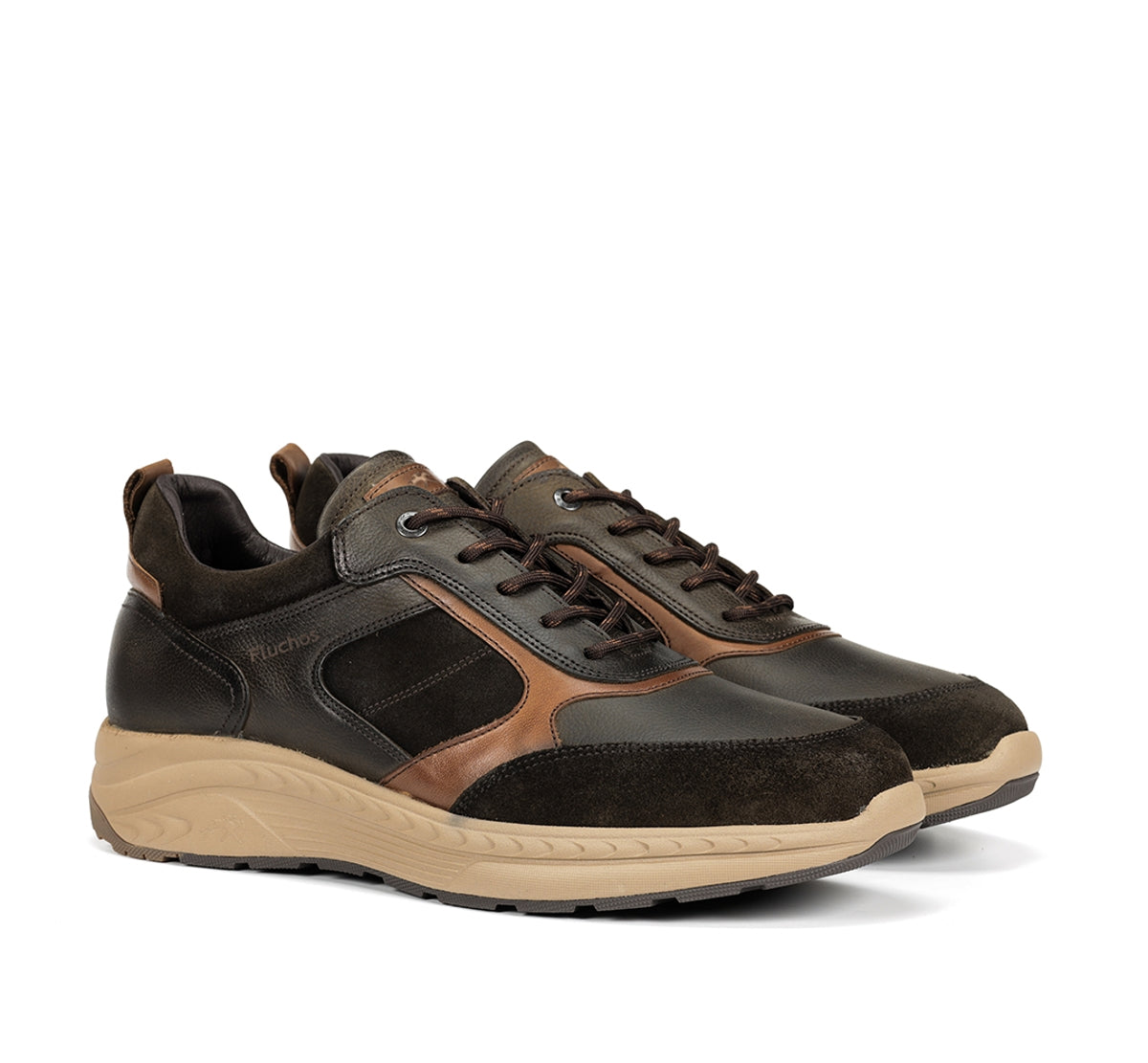 Fluchos Ryder F2289 sneaker vert homme à lacets
