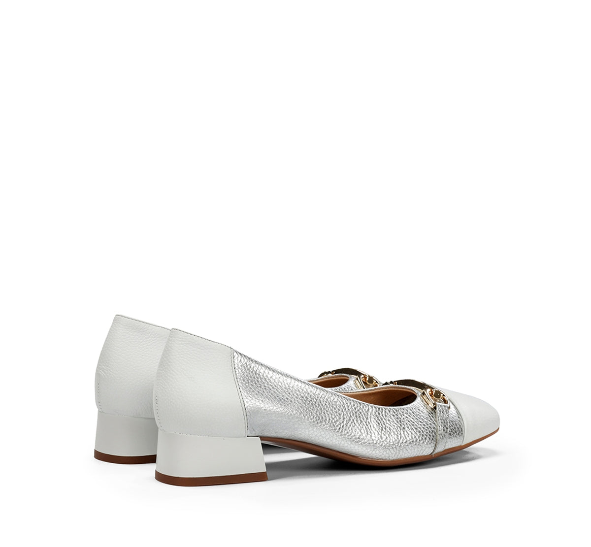 Dorking Gia D9304 mocassin femme argent talon