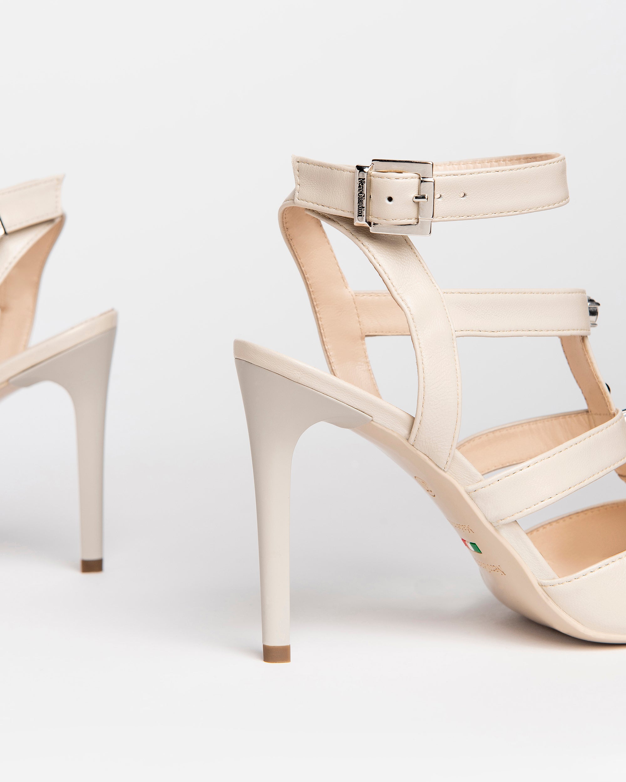 Nero Giardini Décolleté escarpins cuir femme talon 95