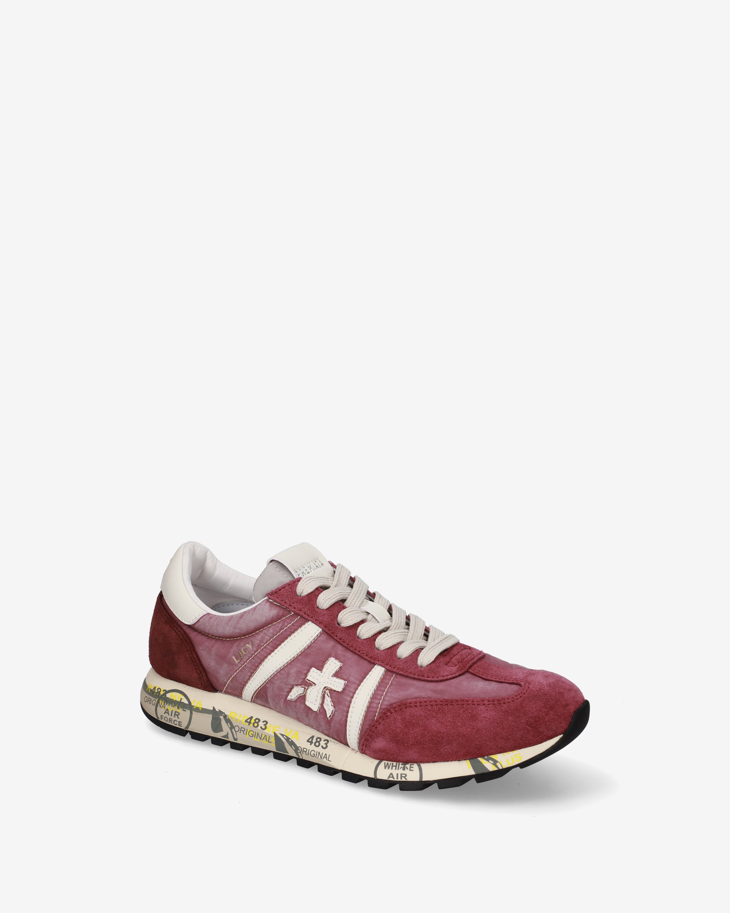 Premiata Lucyd 8453 sneakers bordeaux daim femme