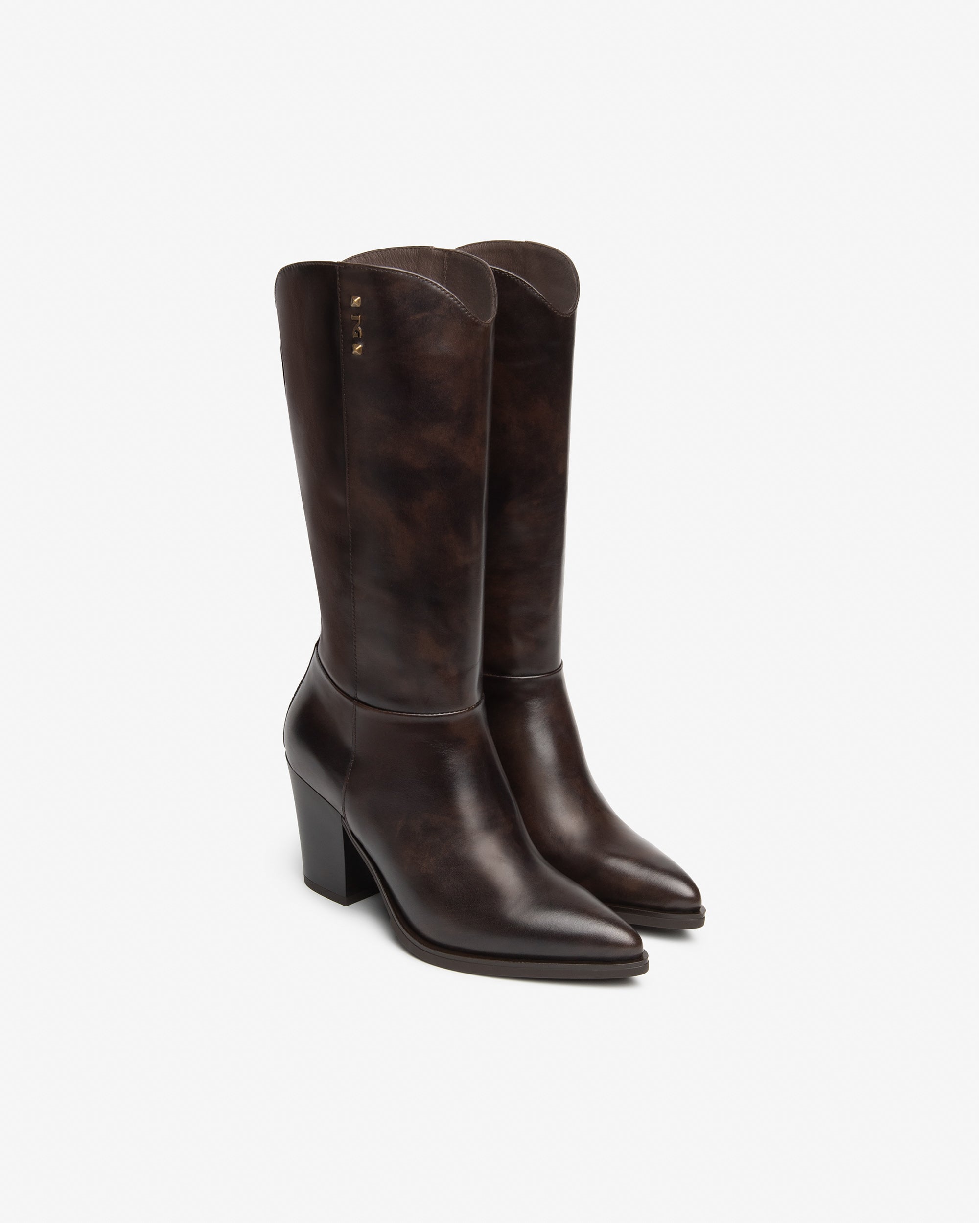 Nero Giardini Boots bottes femme cuir pointure 38 talon 80