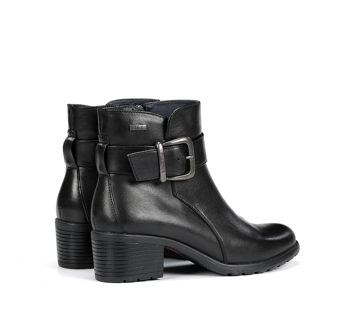 Fluchos Galit F2315 bottines femme noir talon bas