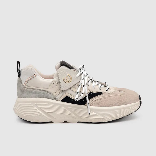 Primabase Fuji sneakers cuir gris confort