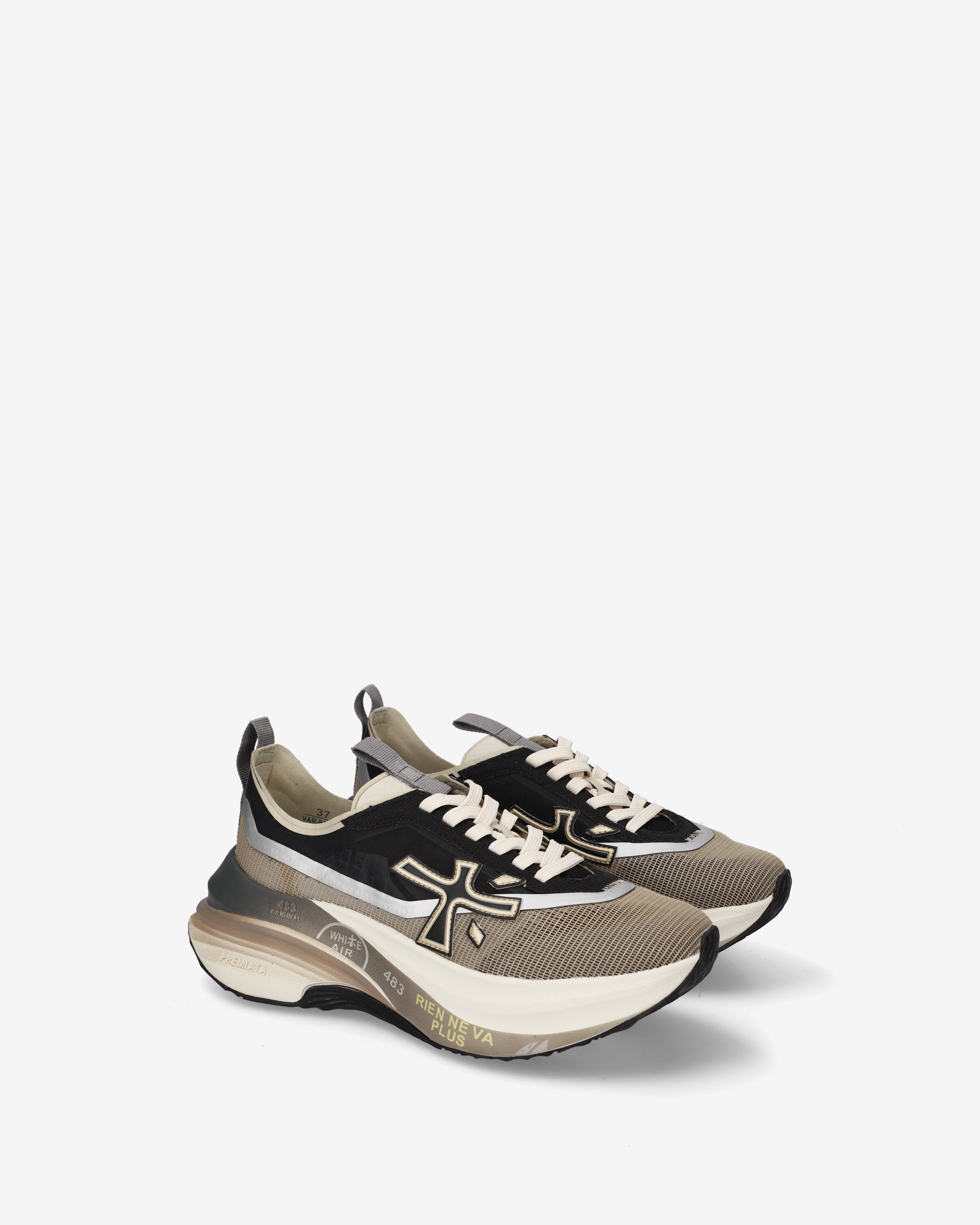 Premiata Hill 0.1 8586 Basket Beige Femme