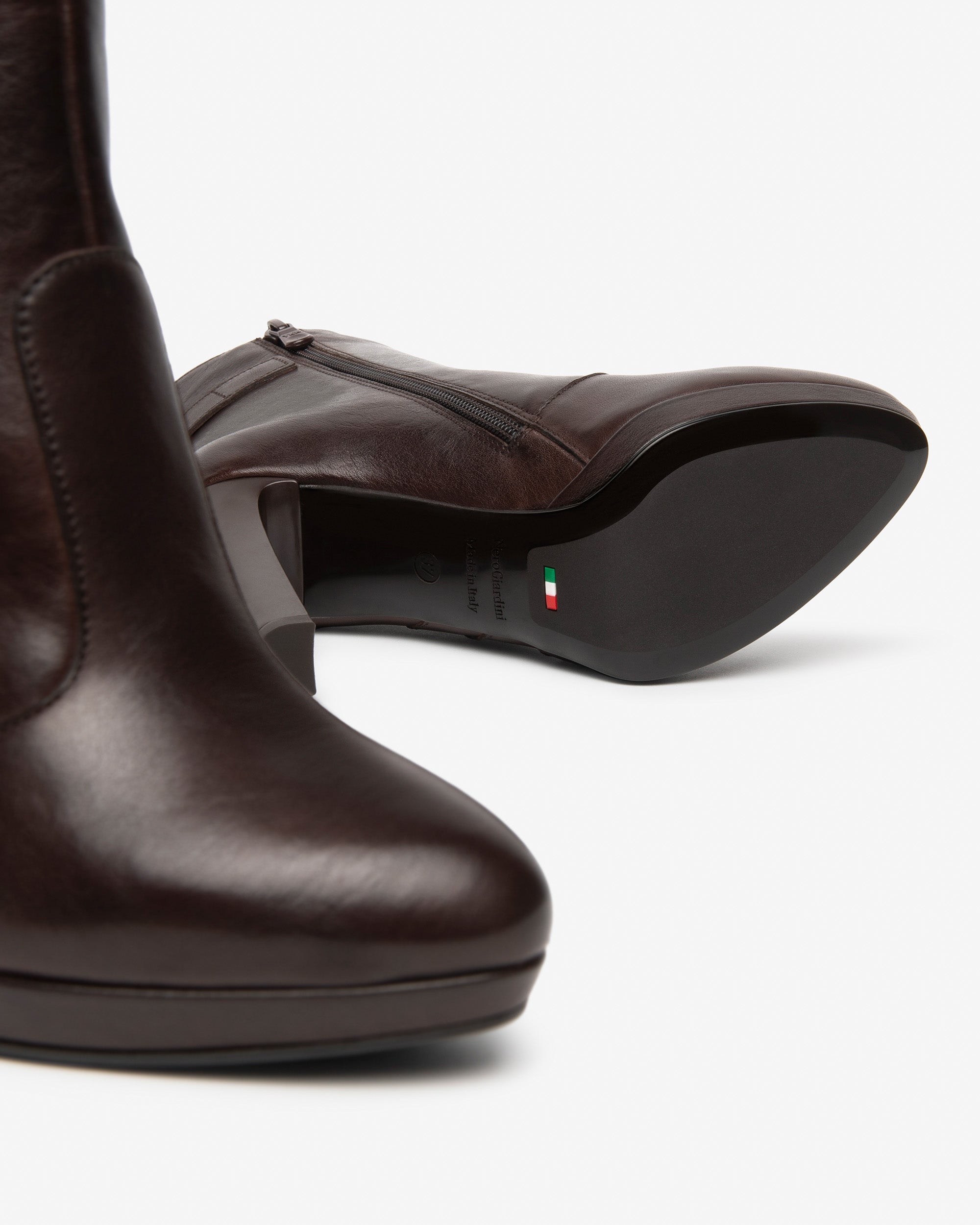 Nero Giardini Ankle Booties bottines femme cuir talon