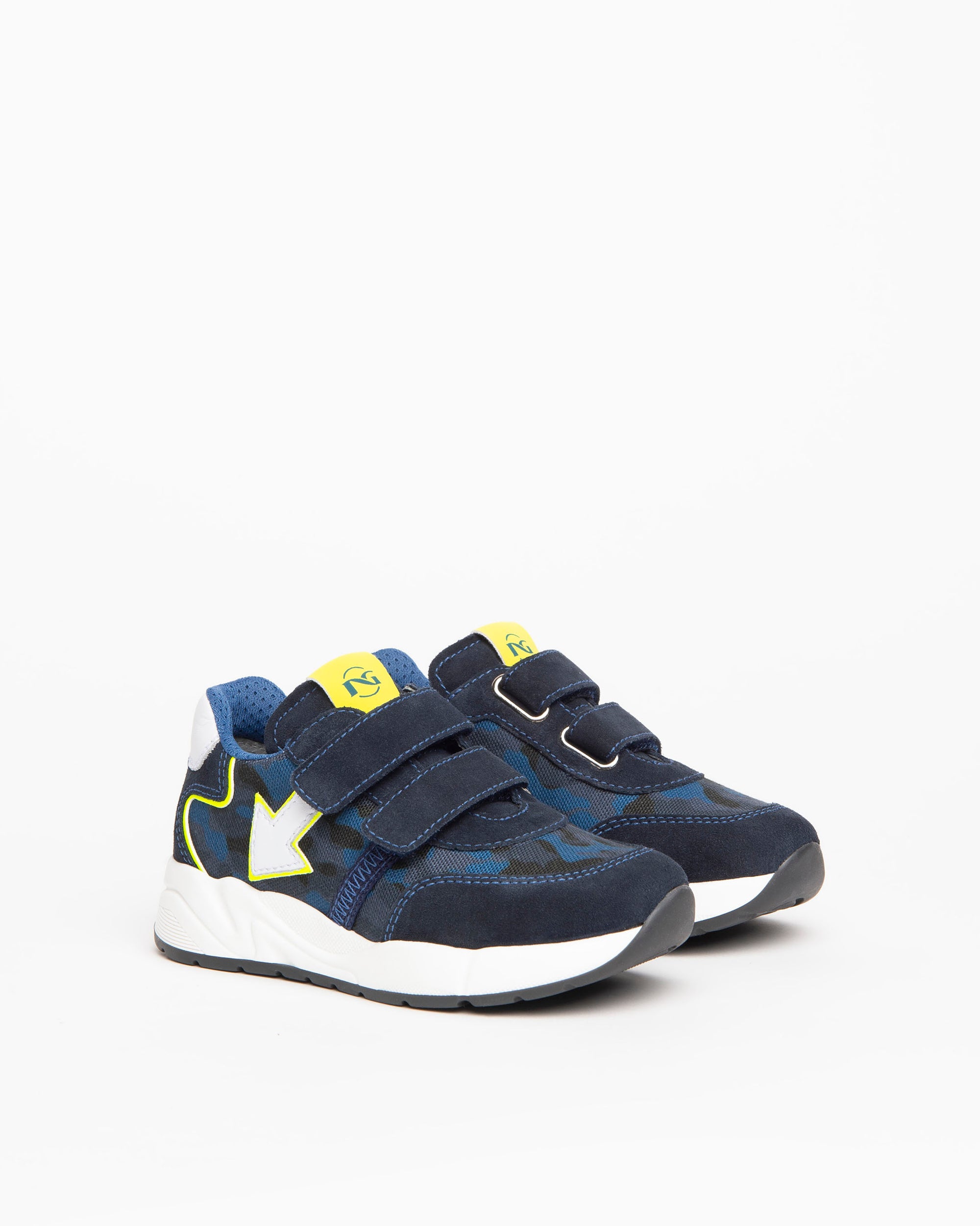 Nero Giardini Sneakers Baskets Daim Garçon Velcro Camouflage