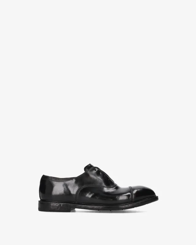 Premiata Cordovan Oxford derbies cuir noir homme