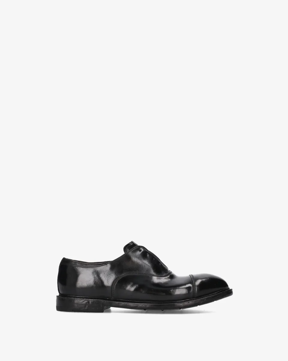 Premiata Cordovan Oxford derbies cuir noir homme