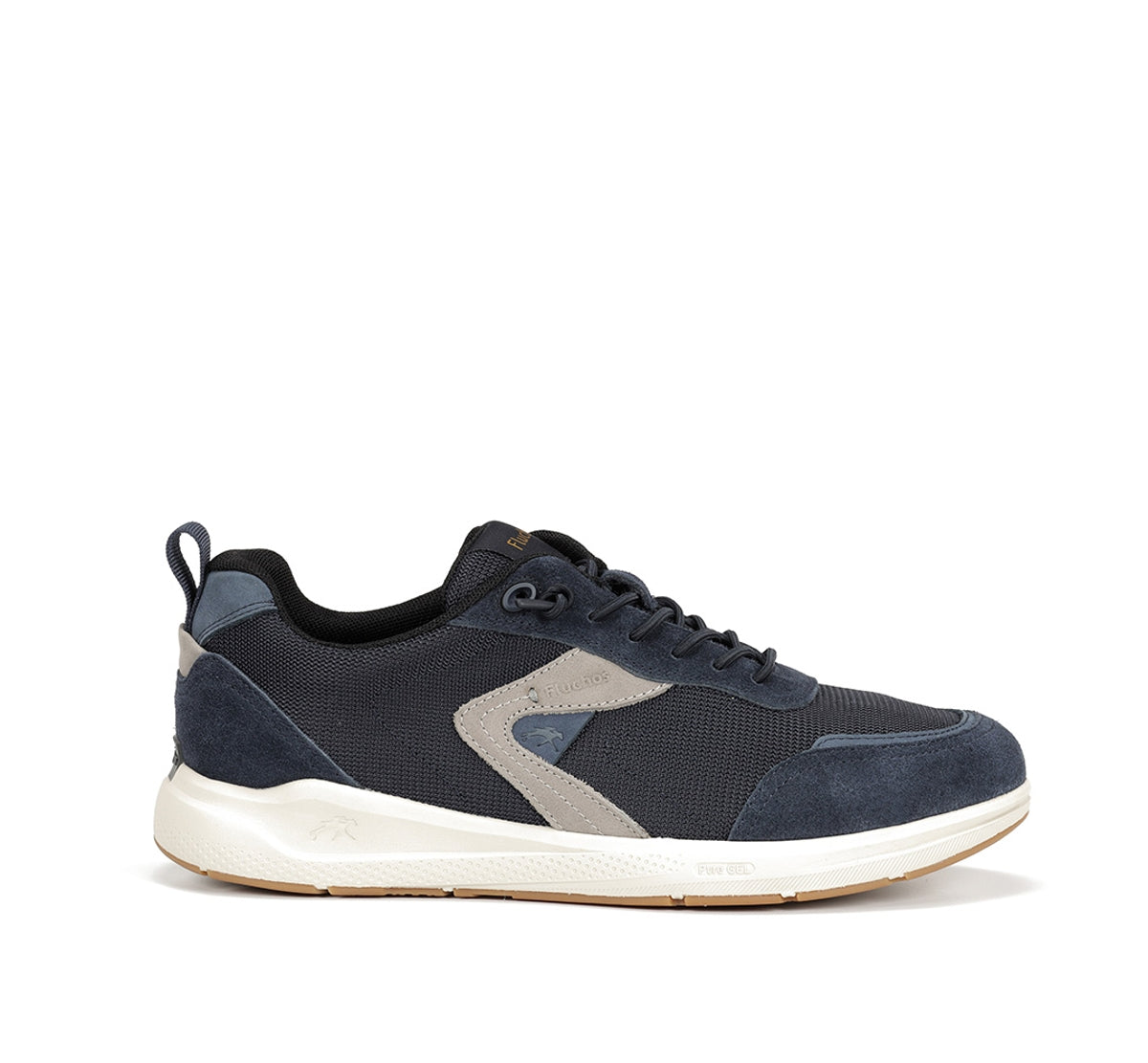 Fluchos Trento F2442 basket bleue homme cuir