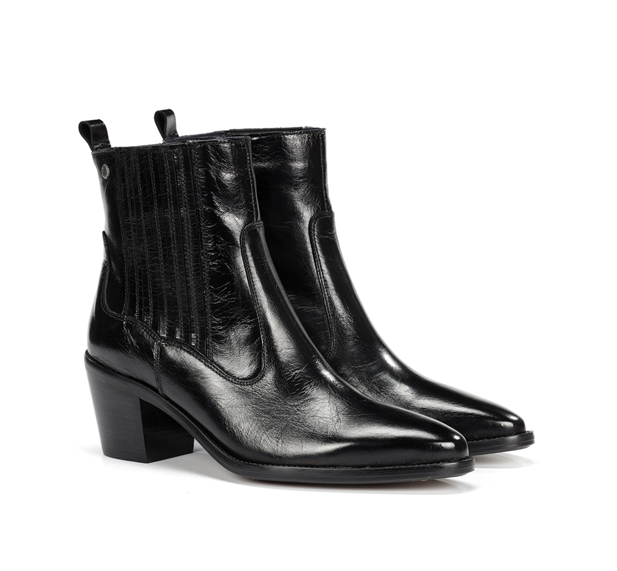 Dorking Arwen D9425 bottine noire talon large