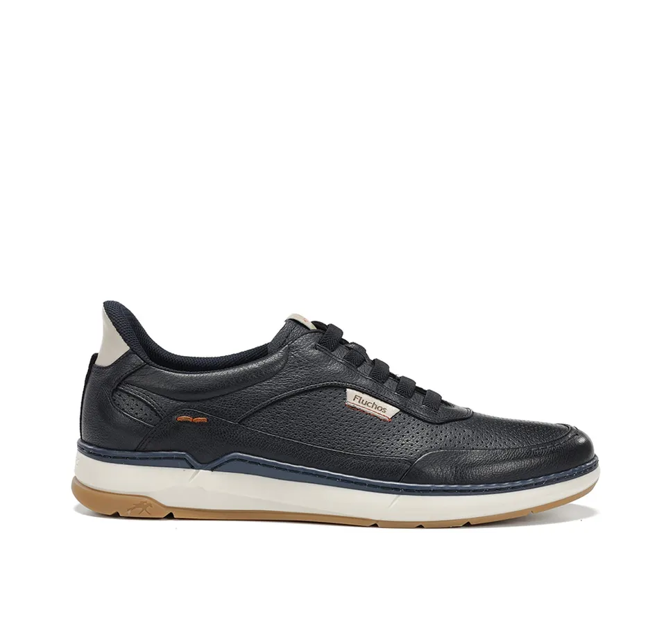 Fluchos Jeff F2358 basket bleu homme à lacets