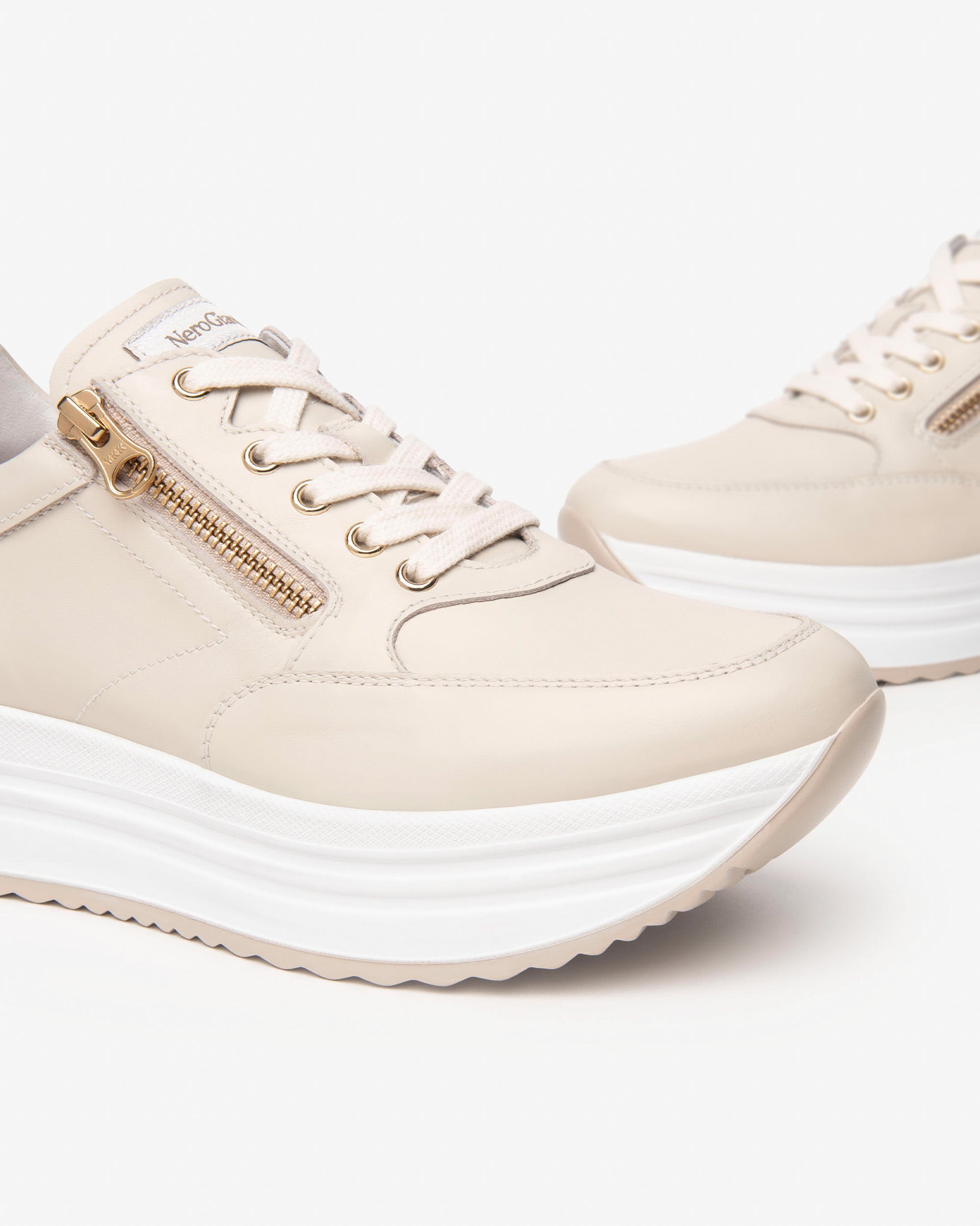 Nero Giardini Sneakers baskets cuir femme pointure 38