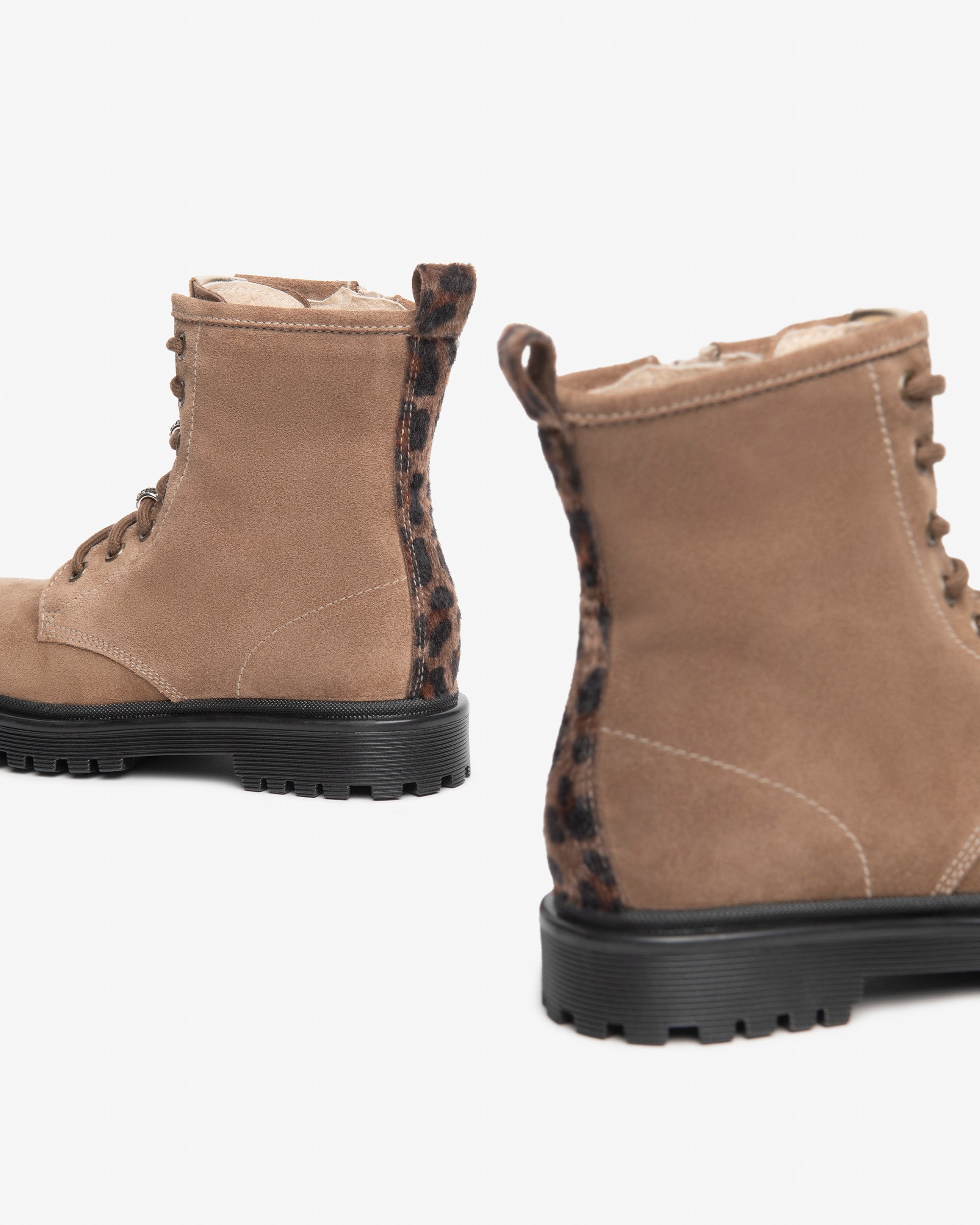 Nero Giardini Combat Boots rangers fille daim strass
