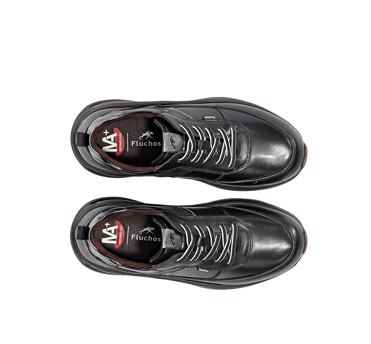 Fluchos Showstep F2579 baskets femme noir confort