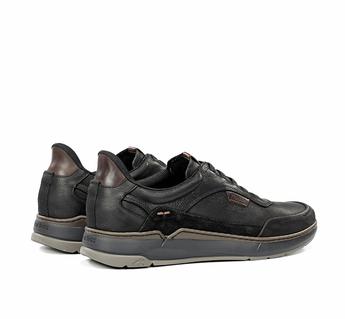 Fluchos Jeff F2511 basket noire homme à lacets