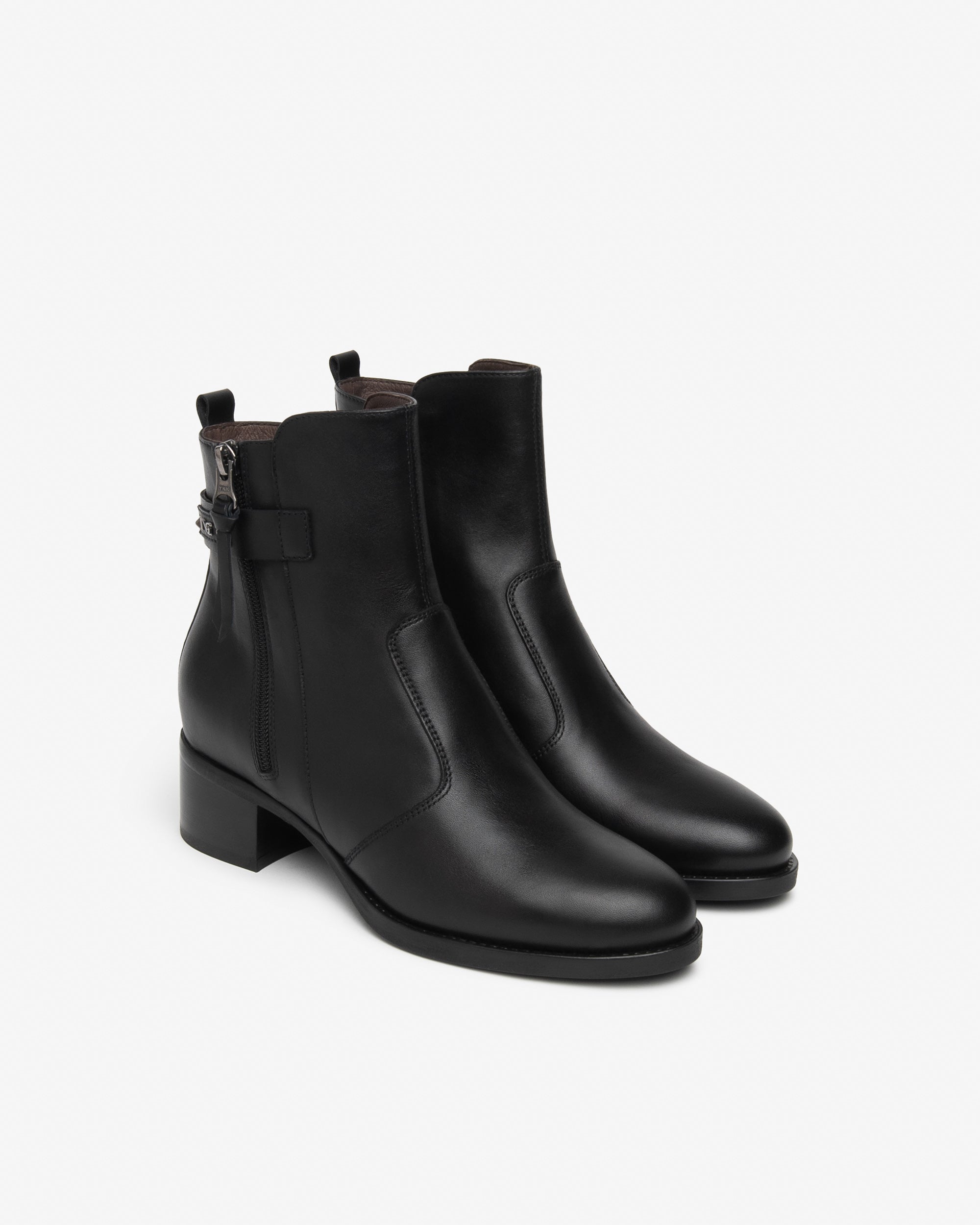 Nero Giardini Ankle Boots bottines cuir femme talon 40mm