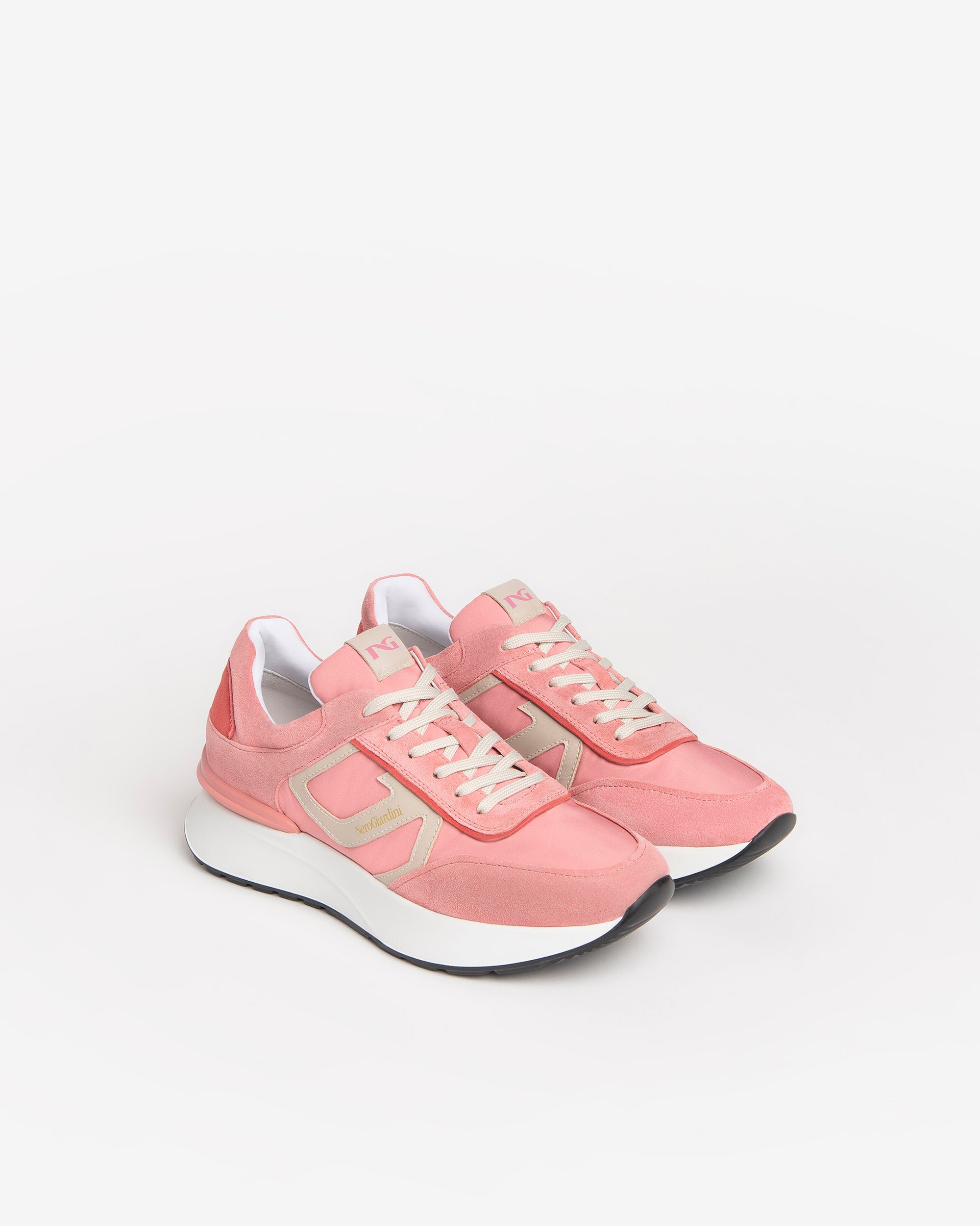Nero Giardini Sneakers baskets femme cuir daim ete confort