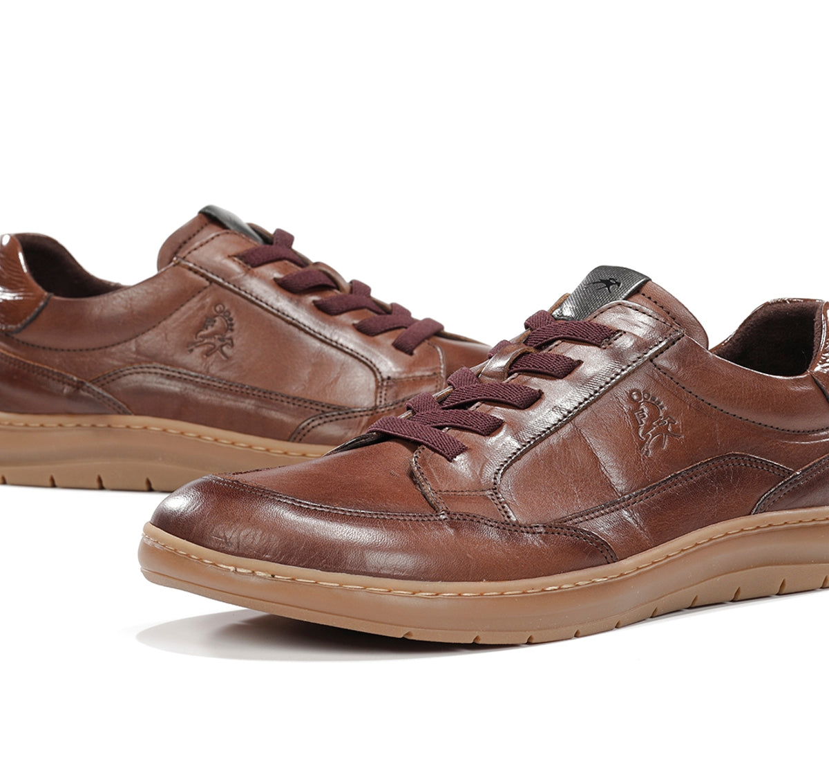 Fluchos Jungle F2552 baskets cuir marron femme