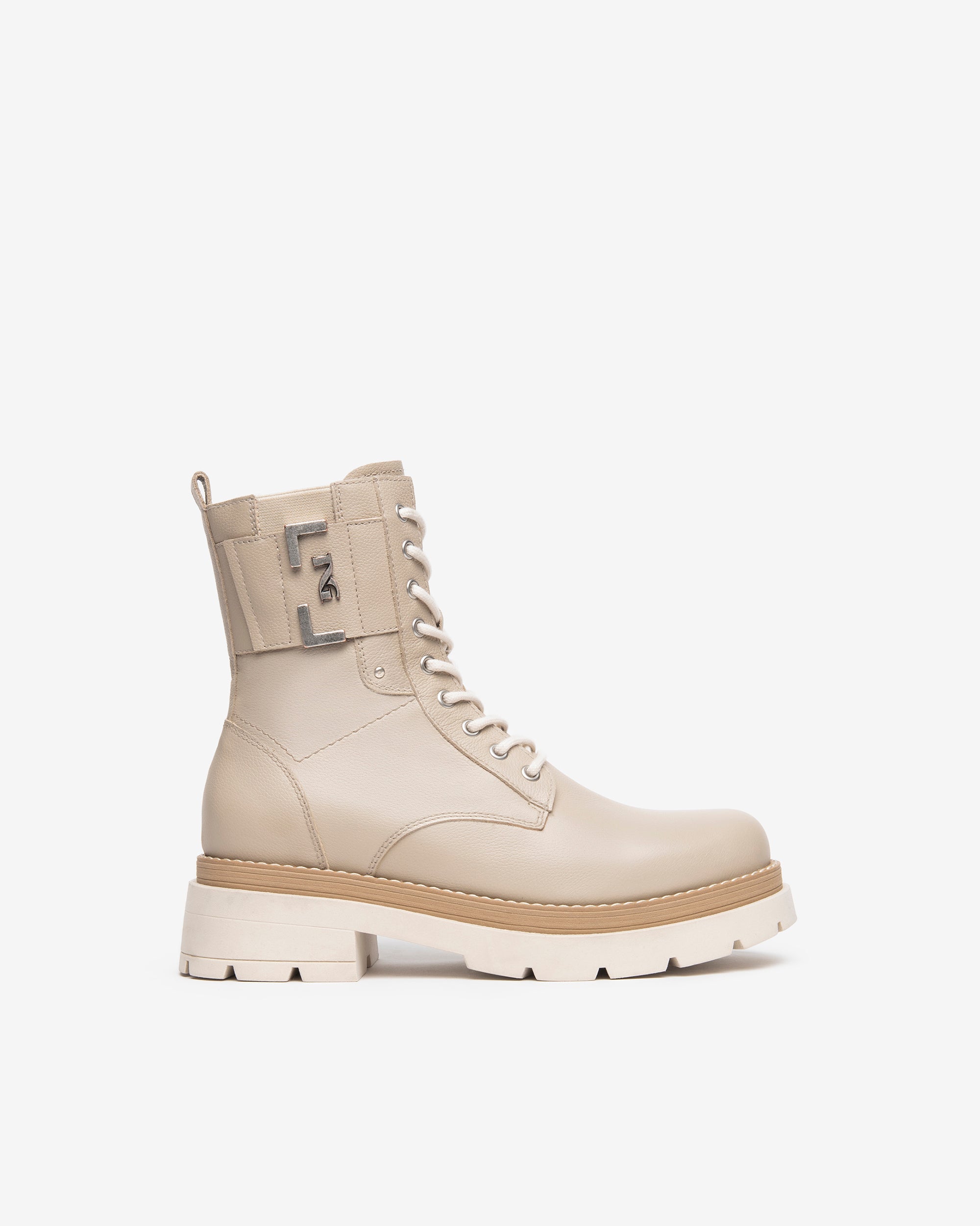 Nero Giardini Combat Boots bottines cuir femme pointure 38