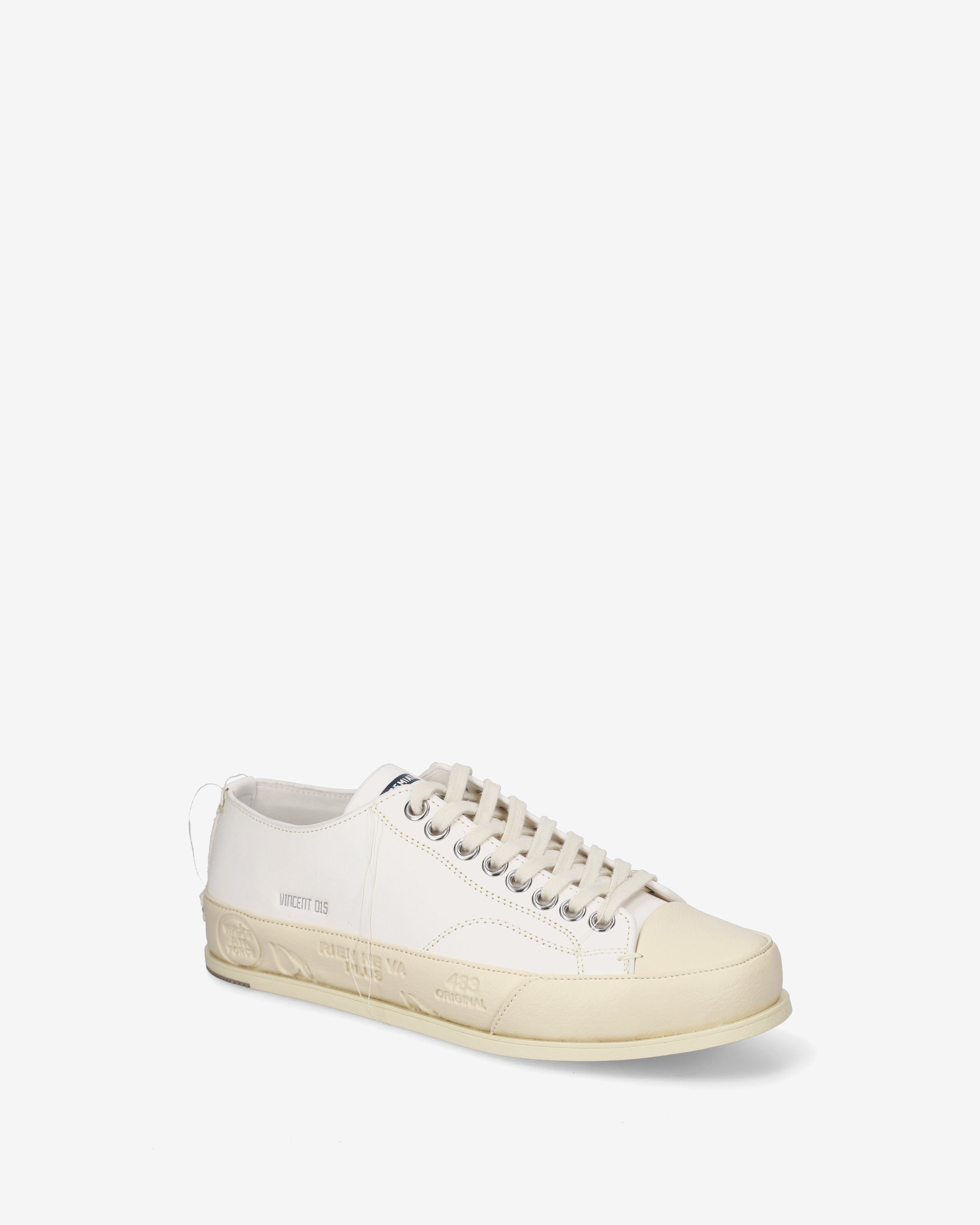 Premiata Vincent 015 Sneakers blanches cuir homme